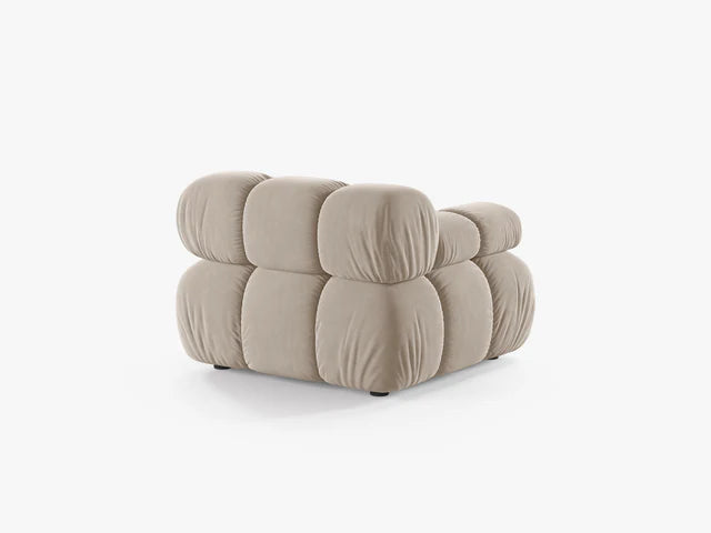 Bellis modul z naslonom za roke 94x94cm, material: žamet