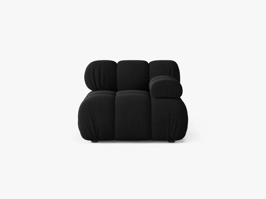 Bellis modul z naslonom za roke 94x94cm, material: žamet