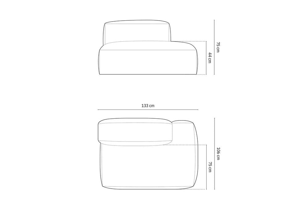 Modul Martina, 133x106cm, Material: Strukturirana tkanina