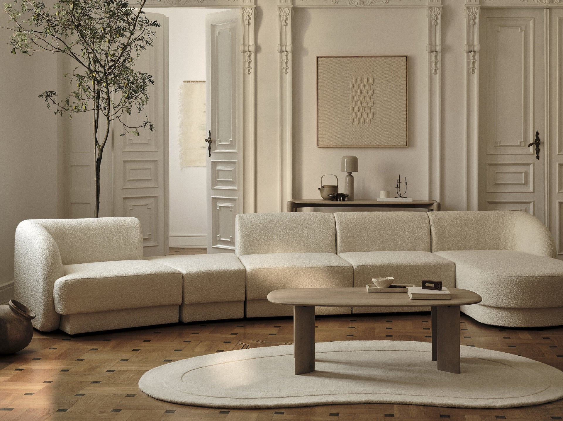 Kotna sedežna garnitura Miley 300x145cm, Material: Žamet