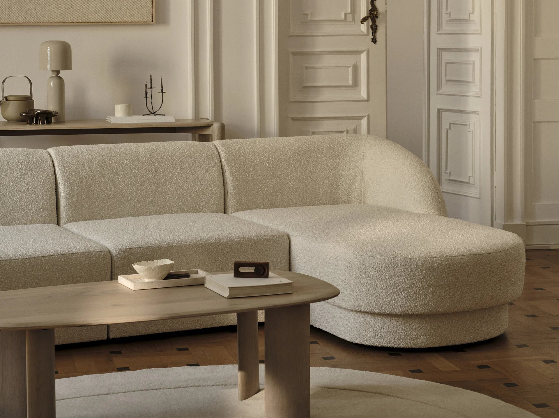 Kotna sedežna garnitura Miley 300x145cm, Material: Žamet