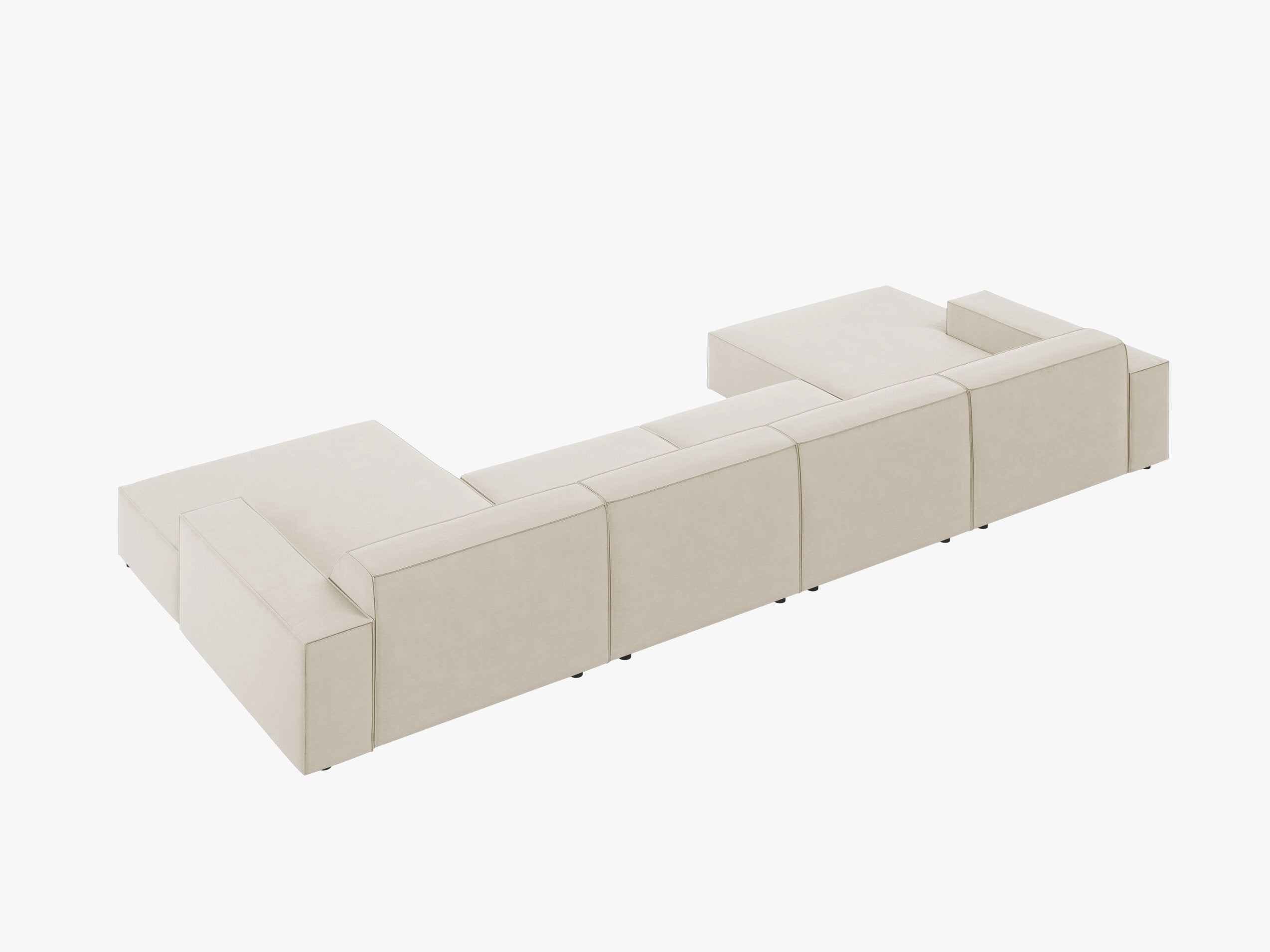 Komplet Jodie 364x166cm, Material: Žamet