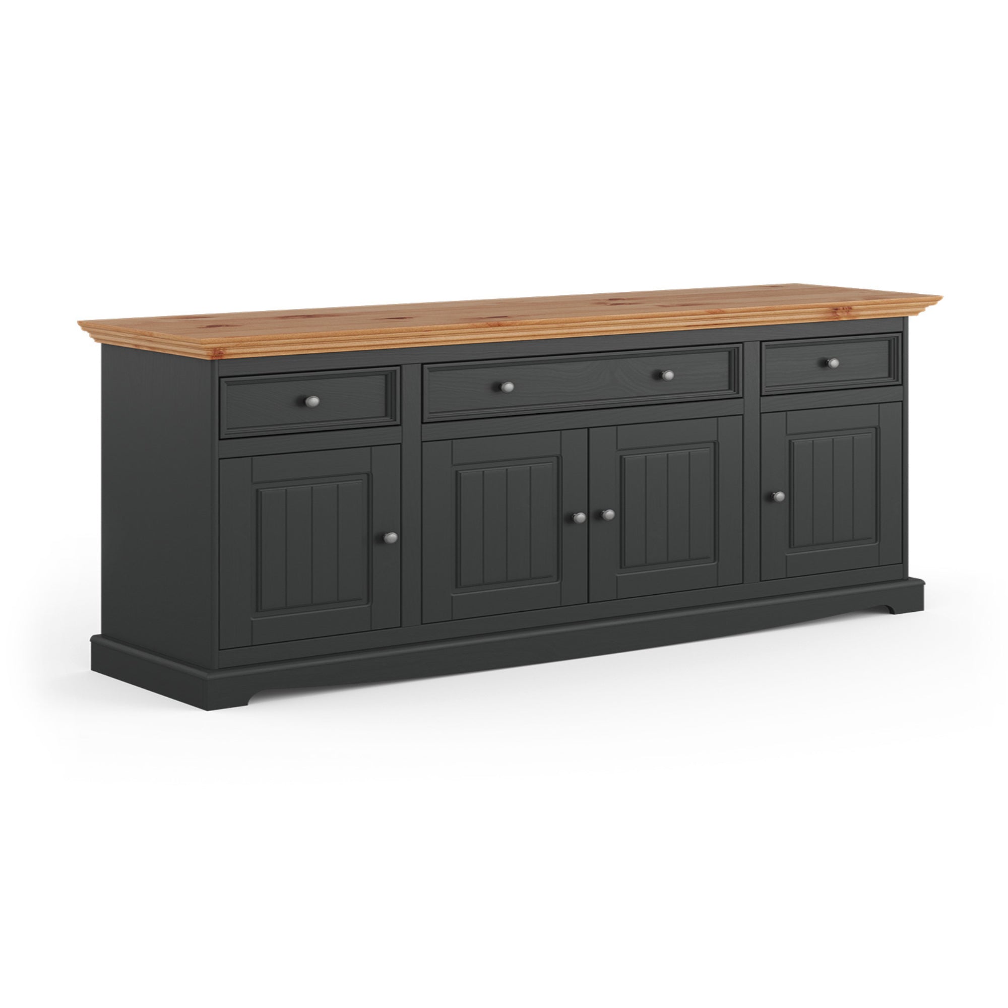 Komoda Belluno 167x44,2 cm, material: masivna borovina