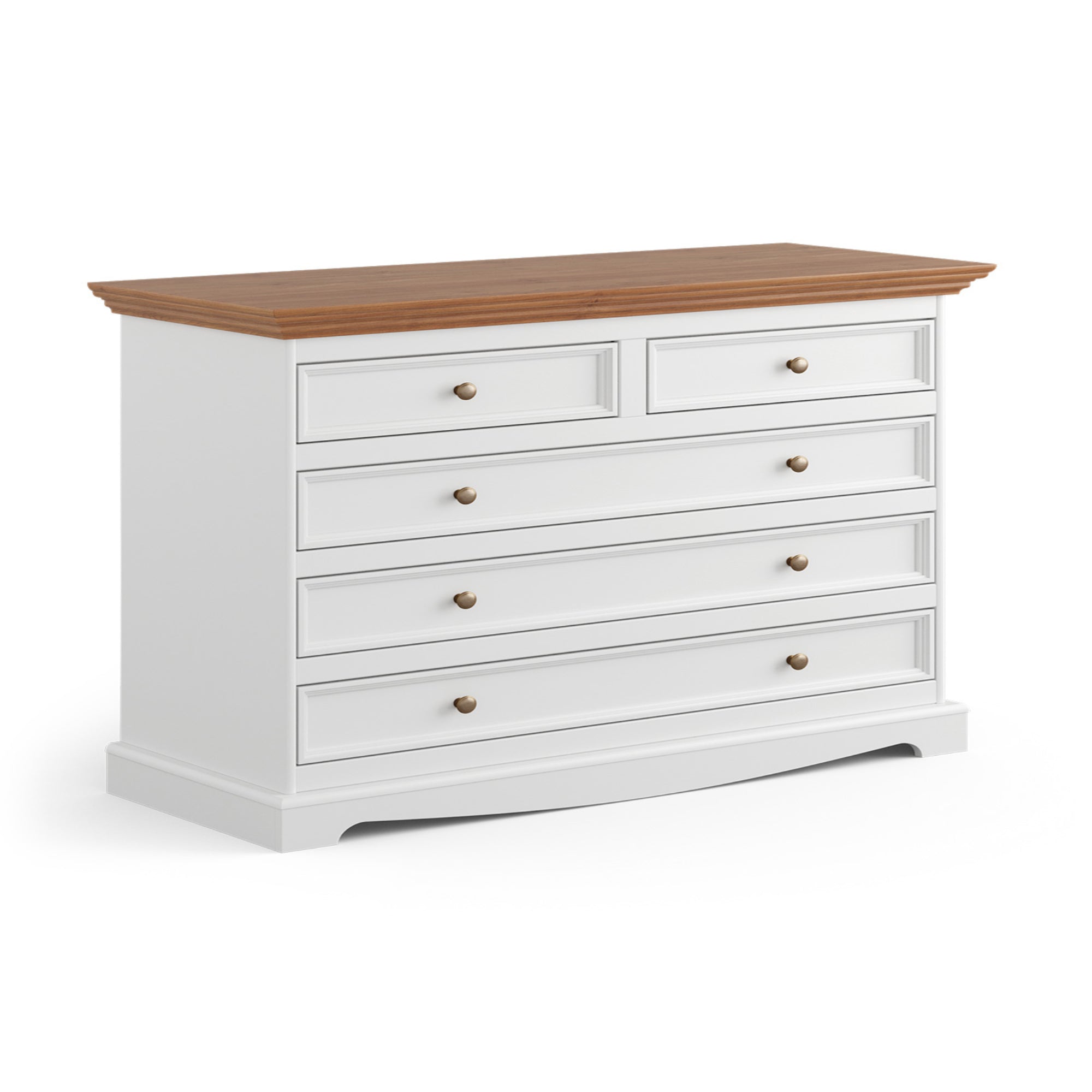 Komoda Belluno 111x44 cm, material: masivna borovina