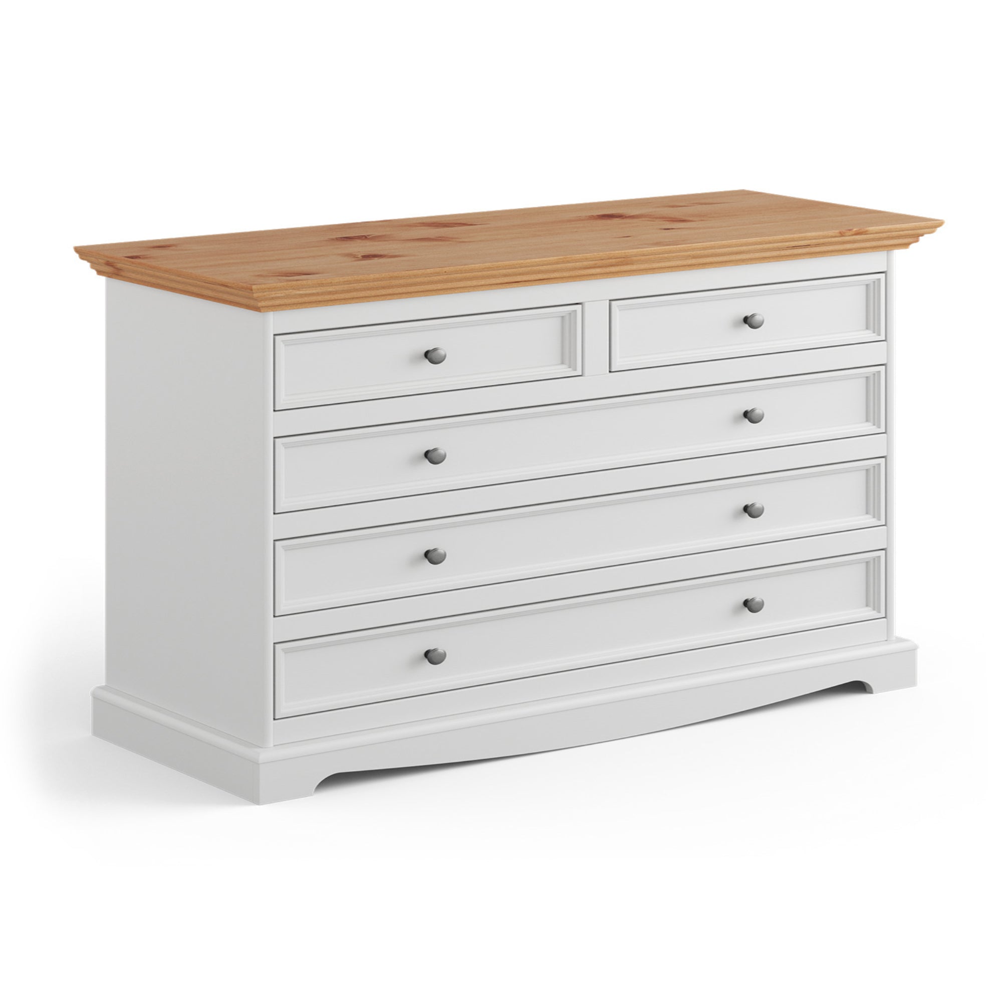 Komoda Belluno 111x44 cm, material: masivna borovina