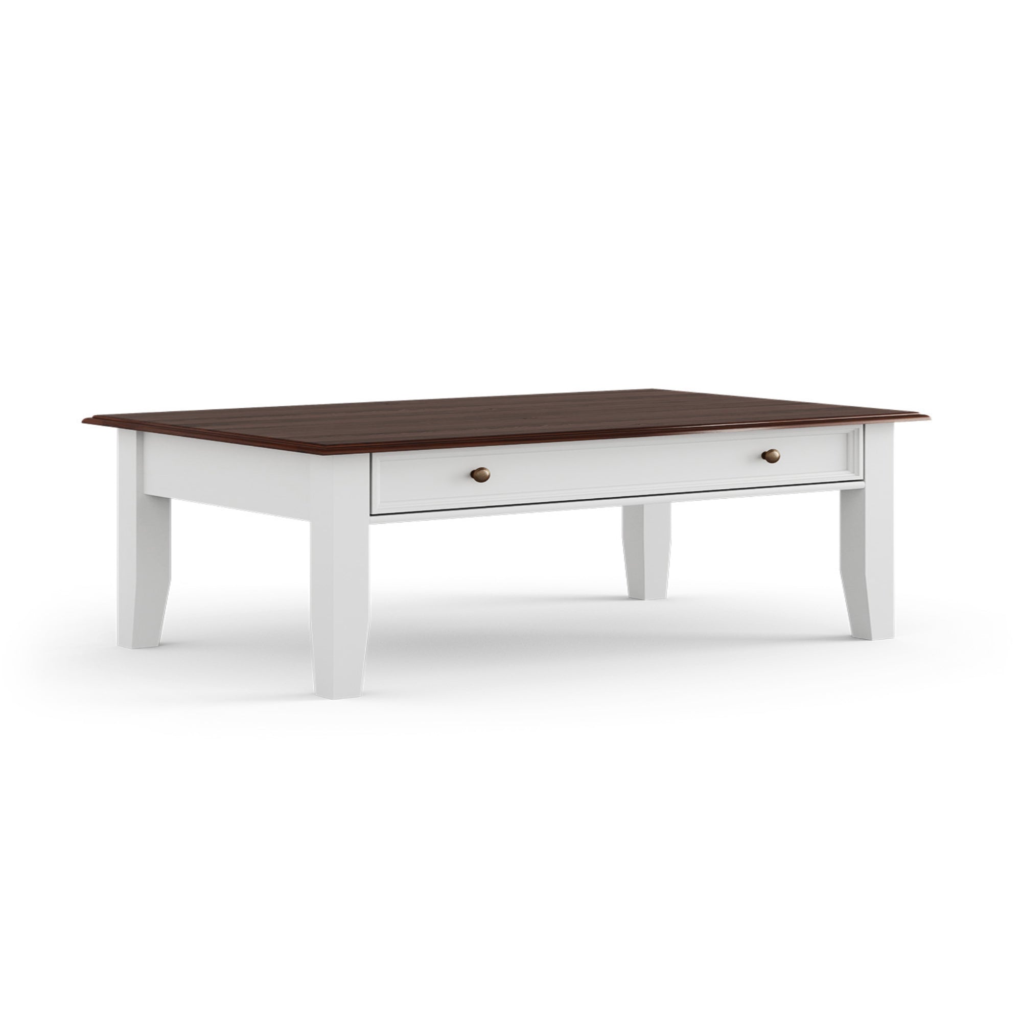Klubska mizica Belluno 122x70 cm, material: masivna borovina