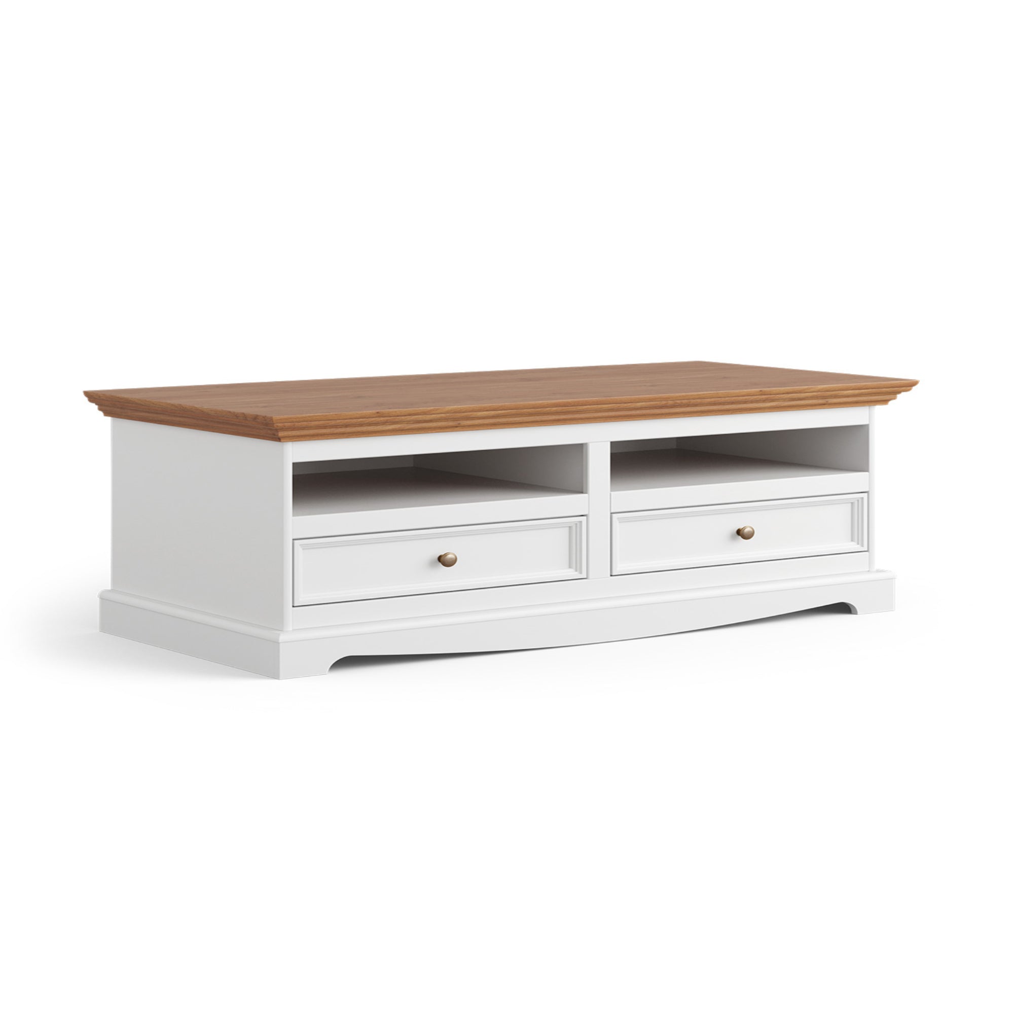 TV komoda Belluno 111x53 cm, material: masivna borovina