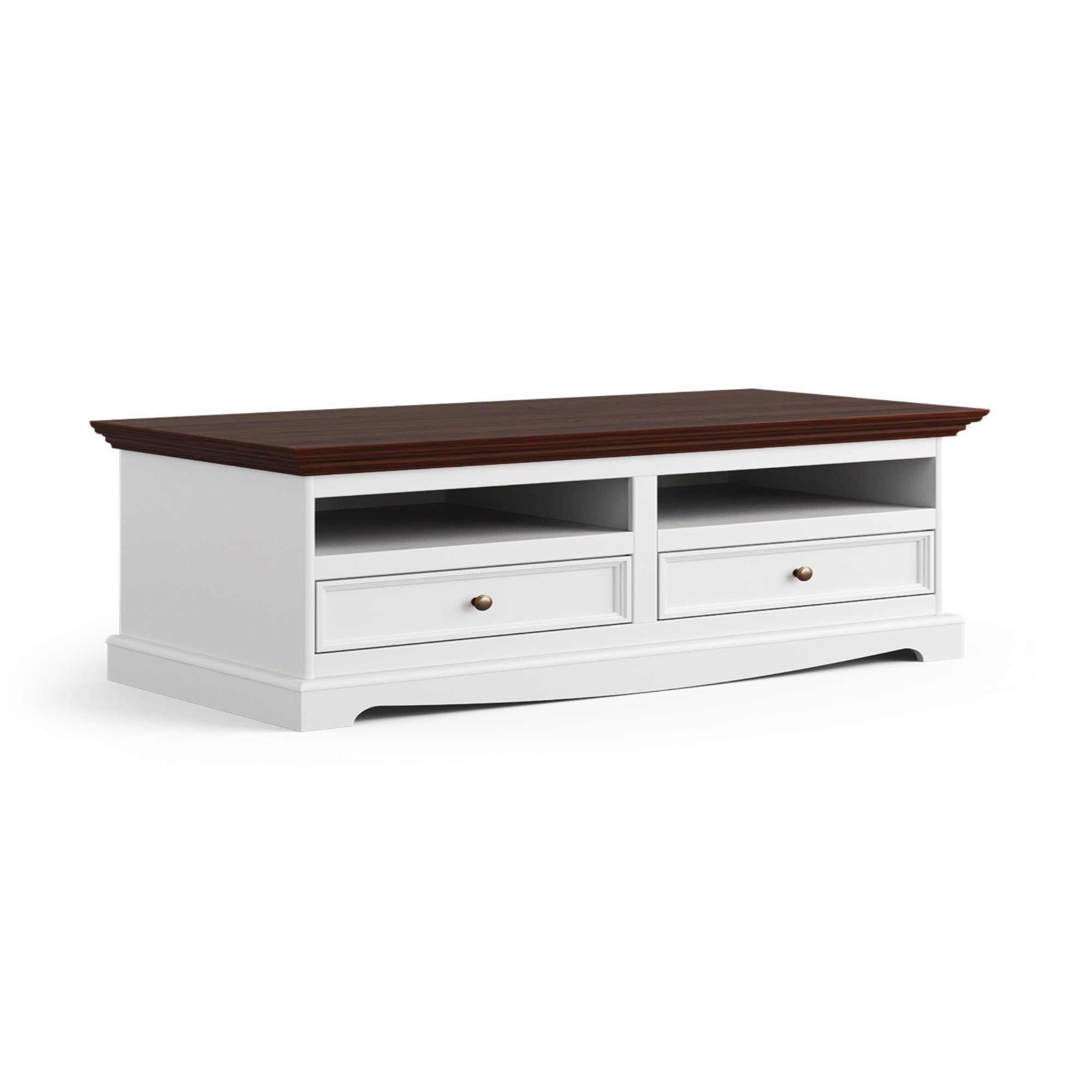 TV komoda Belluno 111x53 cm, material: masivna borovina