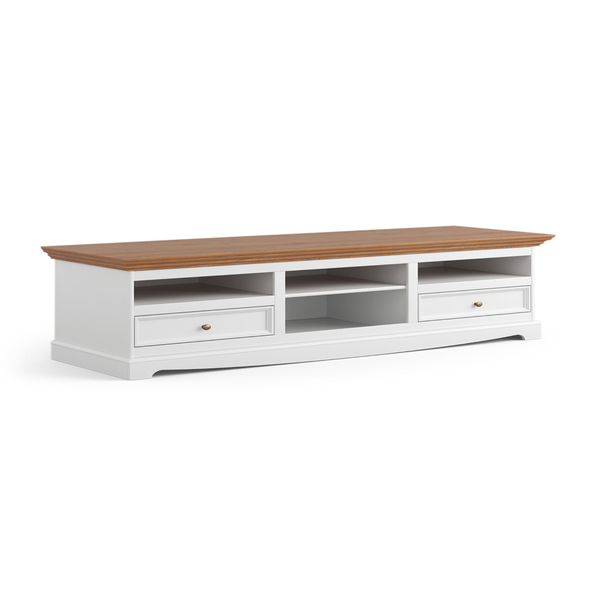 TV komoda Belluno 167x53 cm, material: masivna borovina