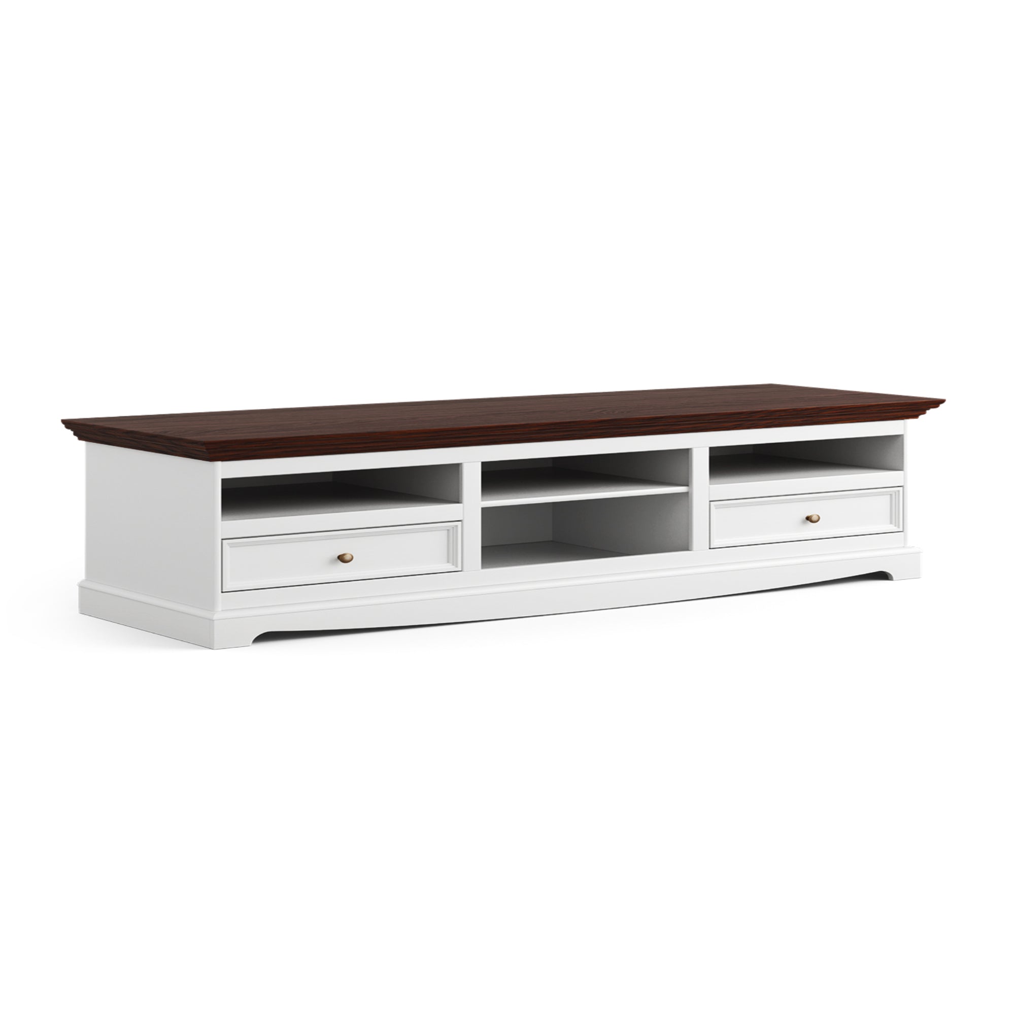 TV komoda Belluno 167x53 cm, material: masivna borovina