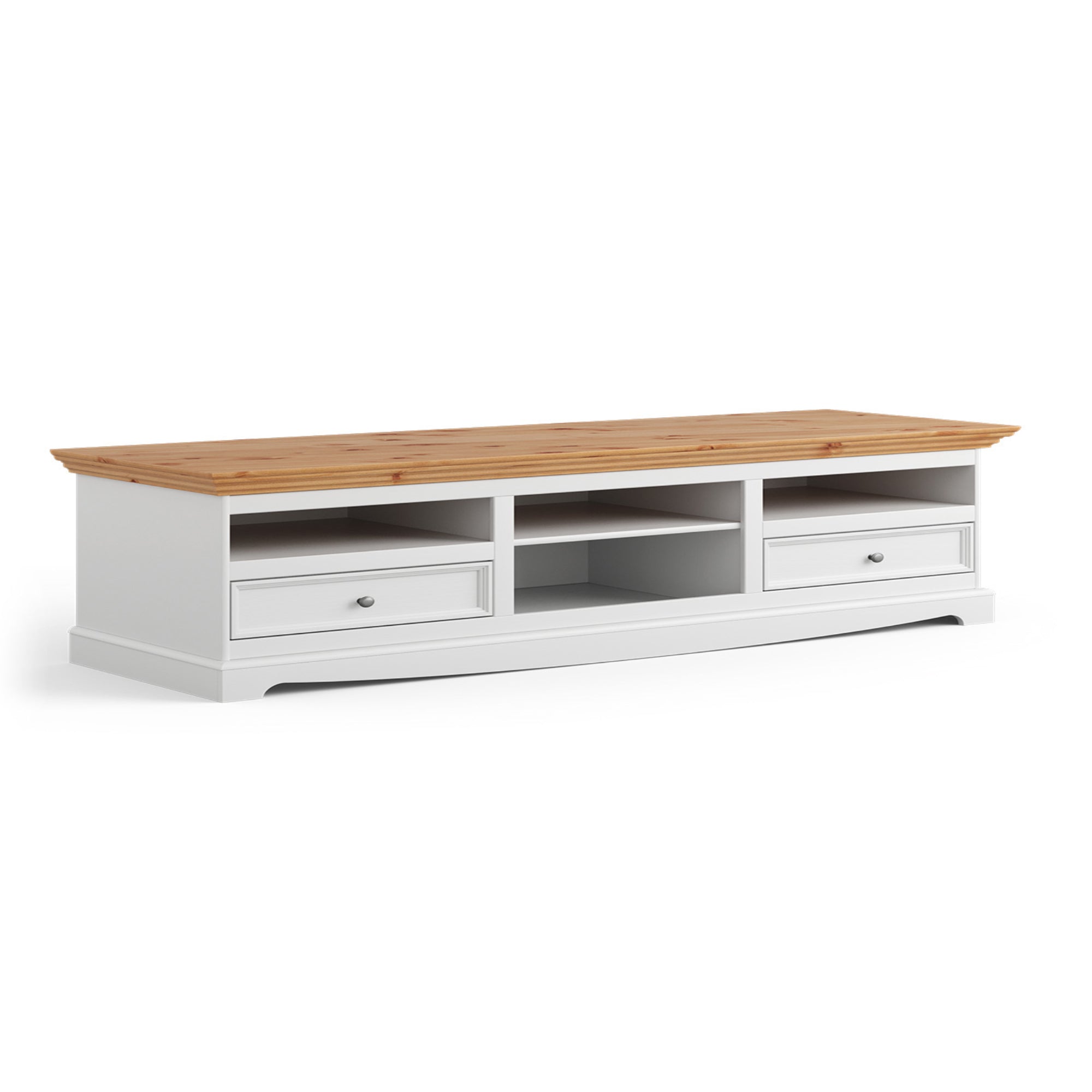 TV komoda Belluno 167x53 cm, material: masivna borovina