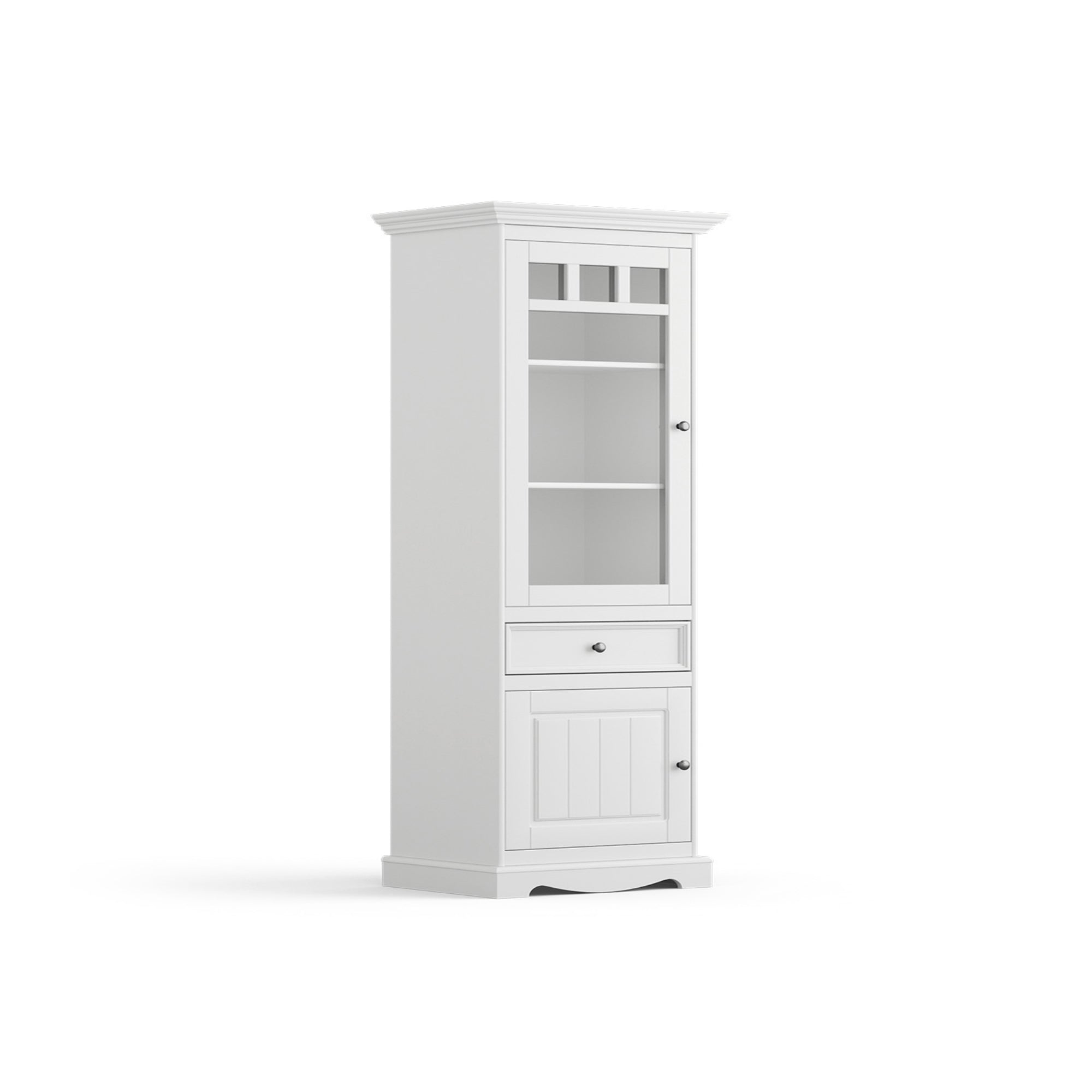 Vitrina Belluno 44x190 cm, material: masivna borovina