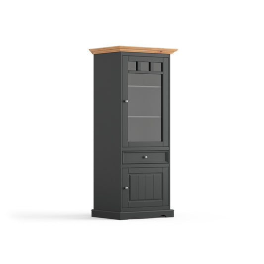 Vitrina Belluno 44,2x190 cm, Material: Masivna borovina