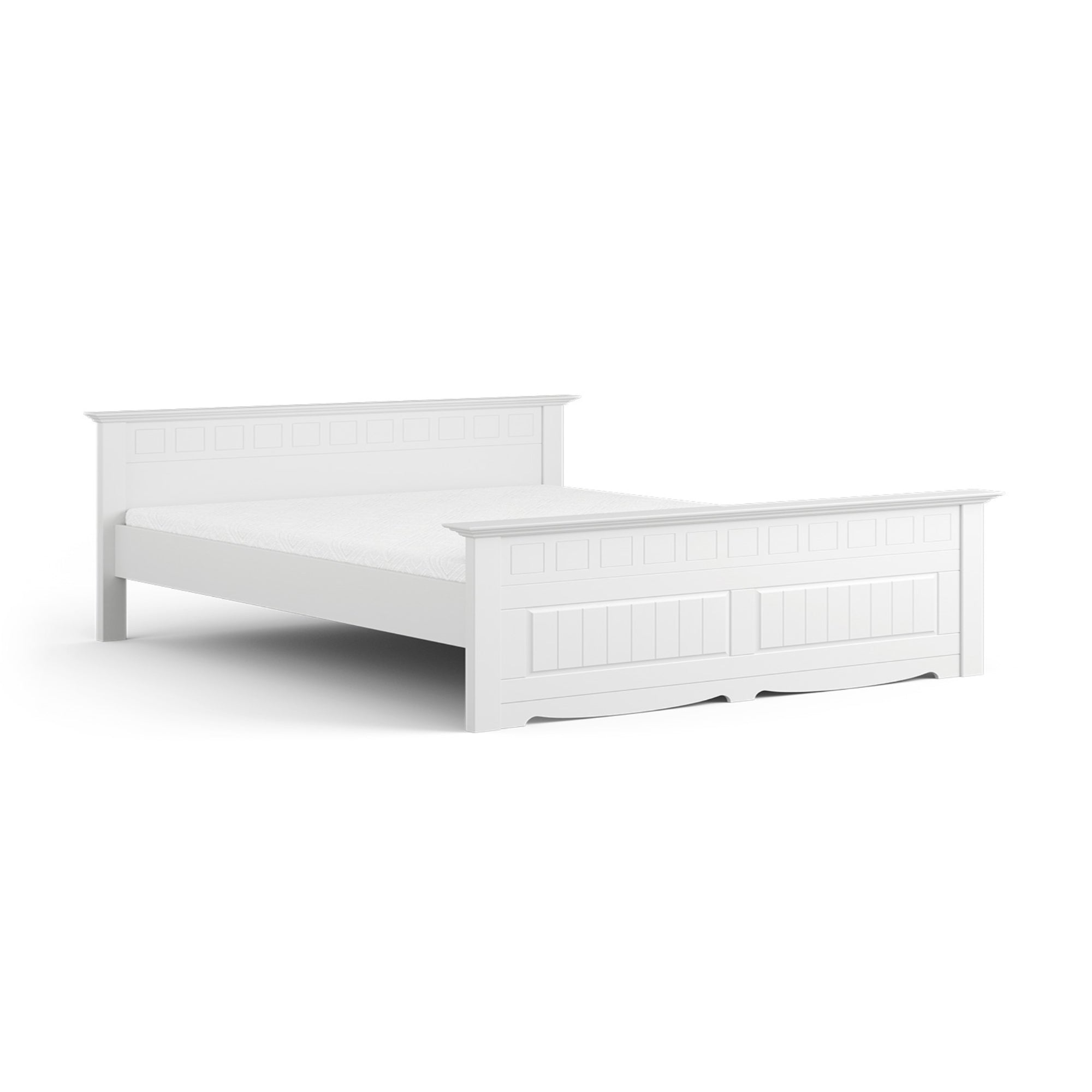 Postelja Belluno, material: masivna borovina