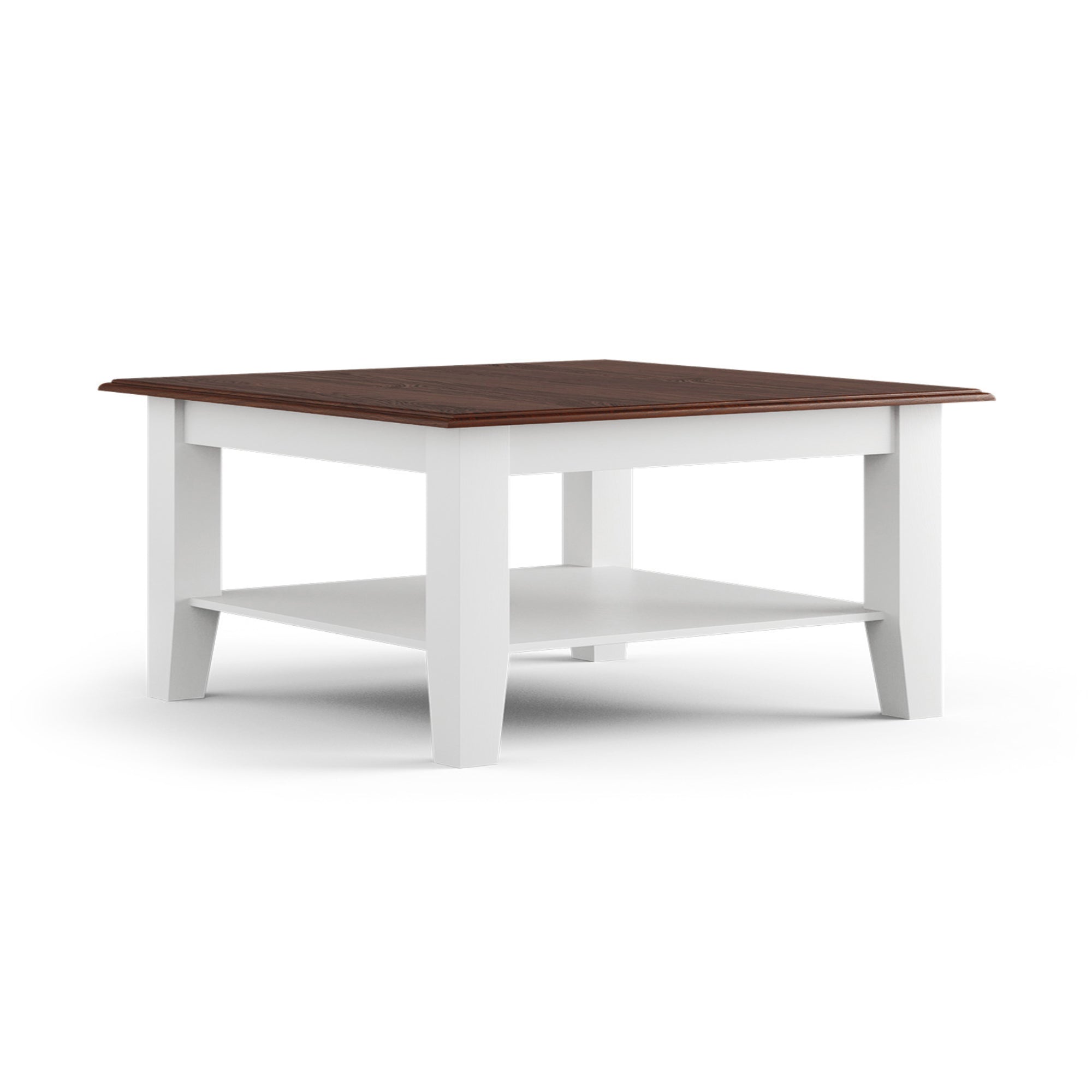 Klubska mizica Belluno 70x70 cm, material: masivna borovina