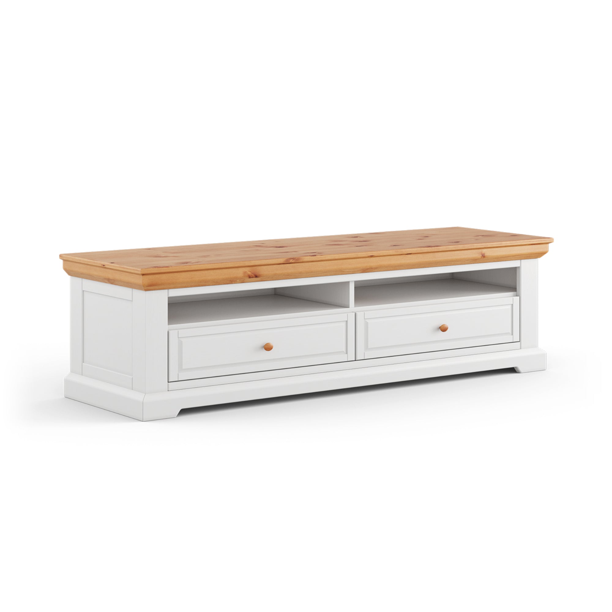 TV komoda Marone 155,2x47,6 cm, material: masivna borovina