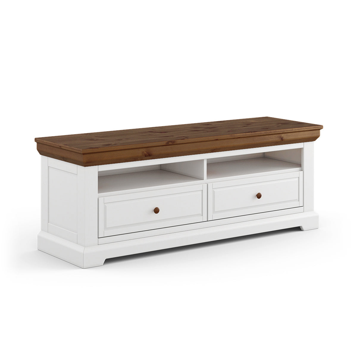 TV komoda Marone 155,2x47,6 cm, material: masivna borovina