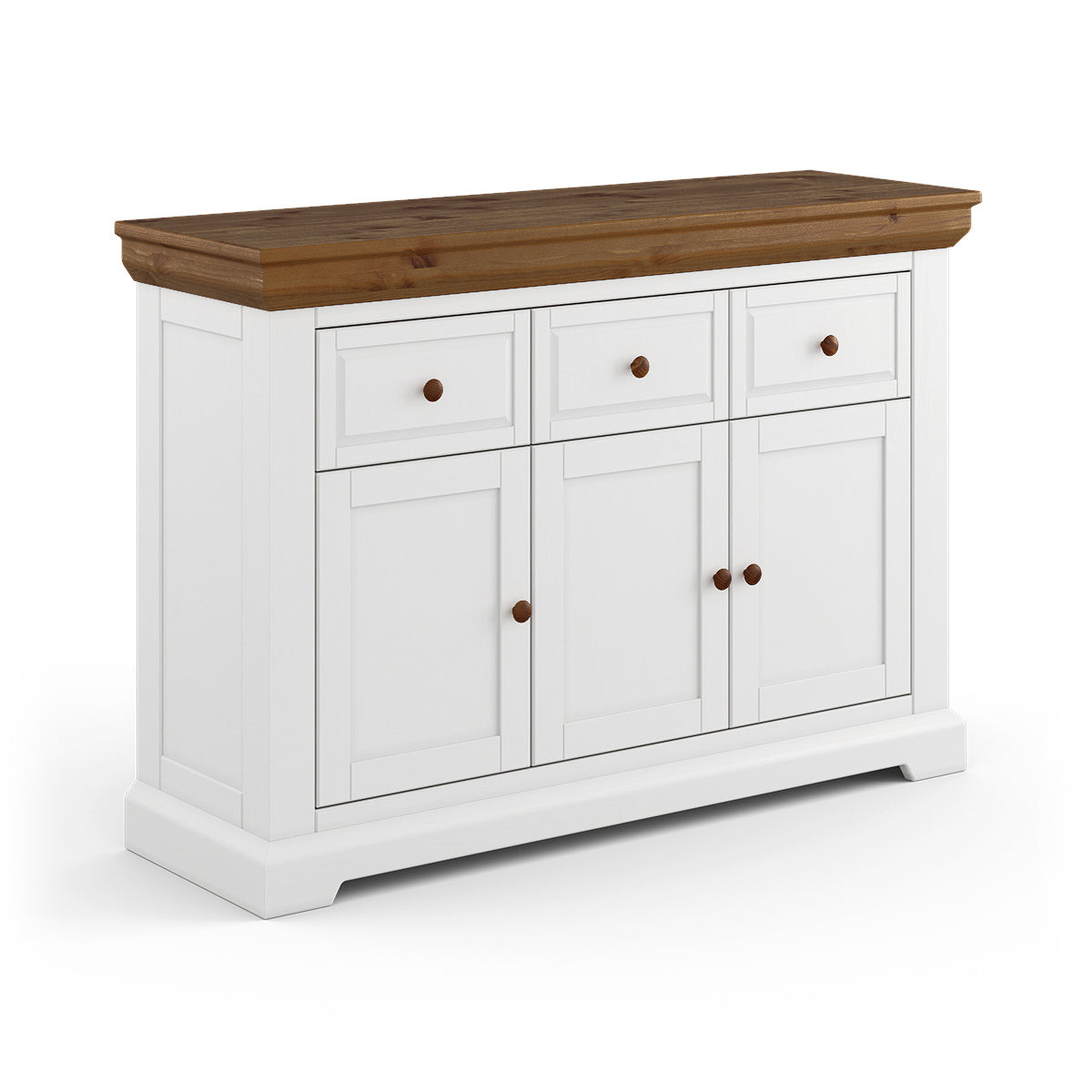 Komoda Marone 131,6x41,2 cm, Material: Masivna borovina