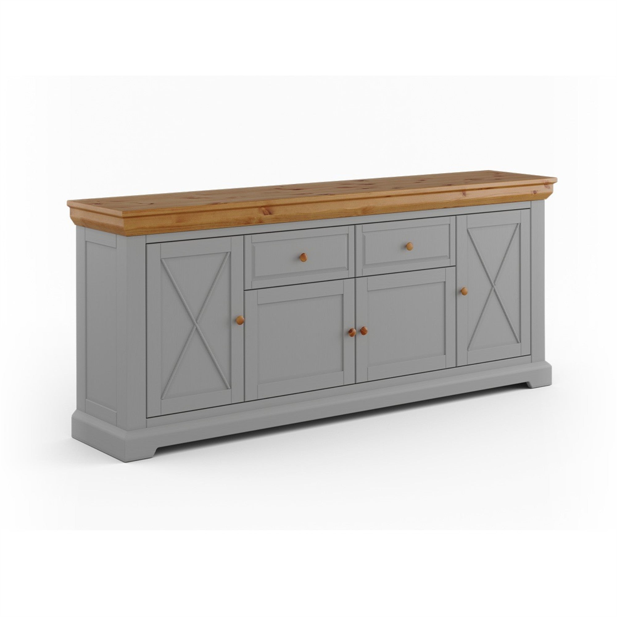 Komoda Marone 84,6x41,2 cm, Material: Masivna borovina