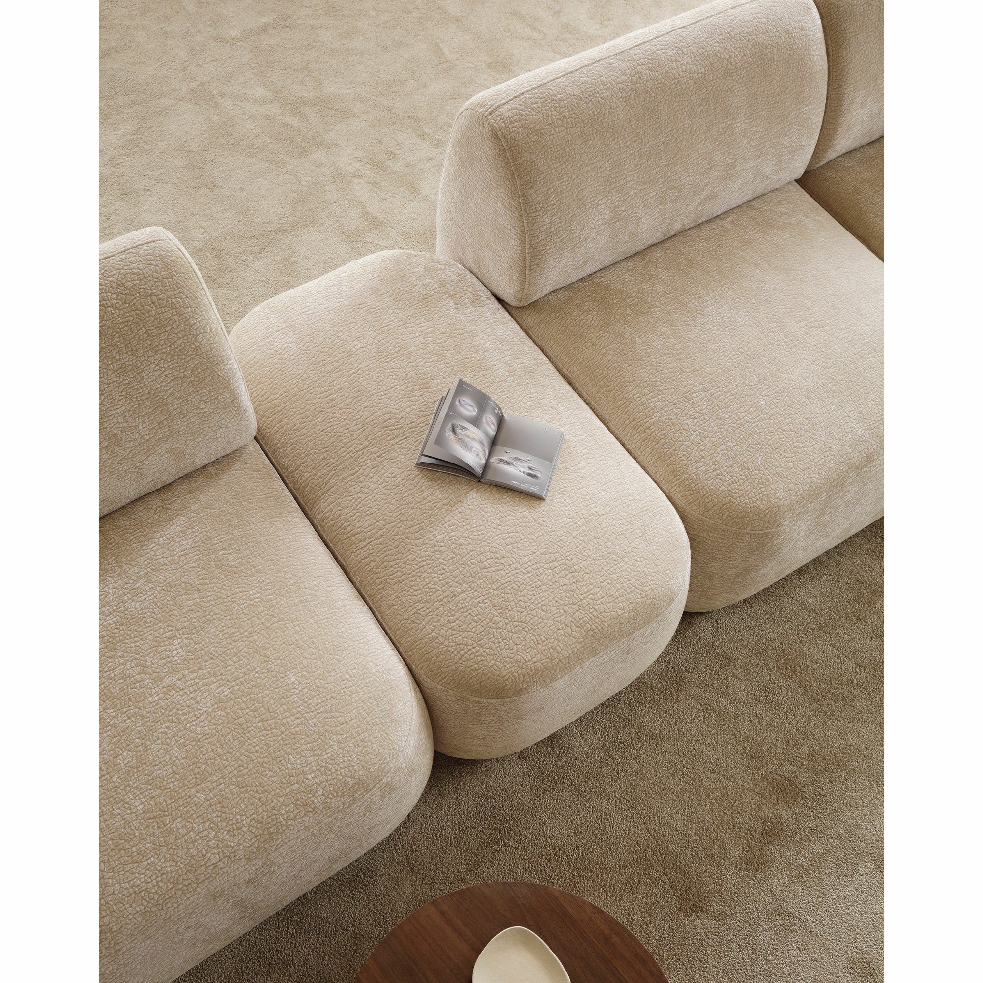 Modularna sedežna garnitura Nobo 357x147 cm, material: možnost izbire