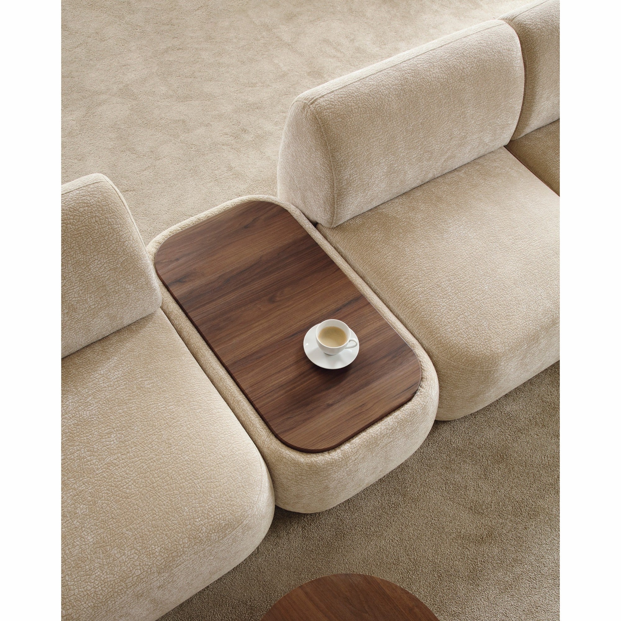Modularna sedežna garnitura Nobo 308x147 cm, material: možnost izbire