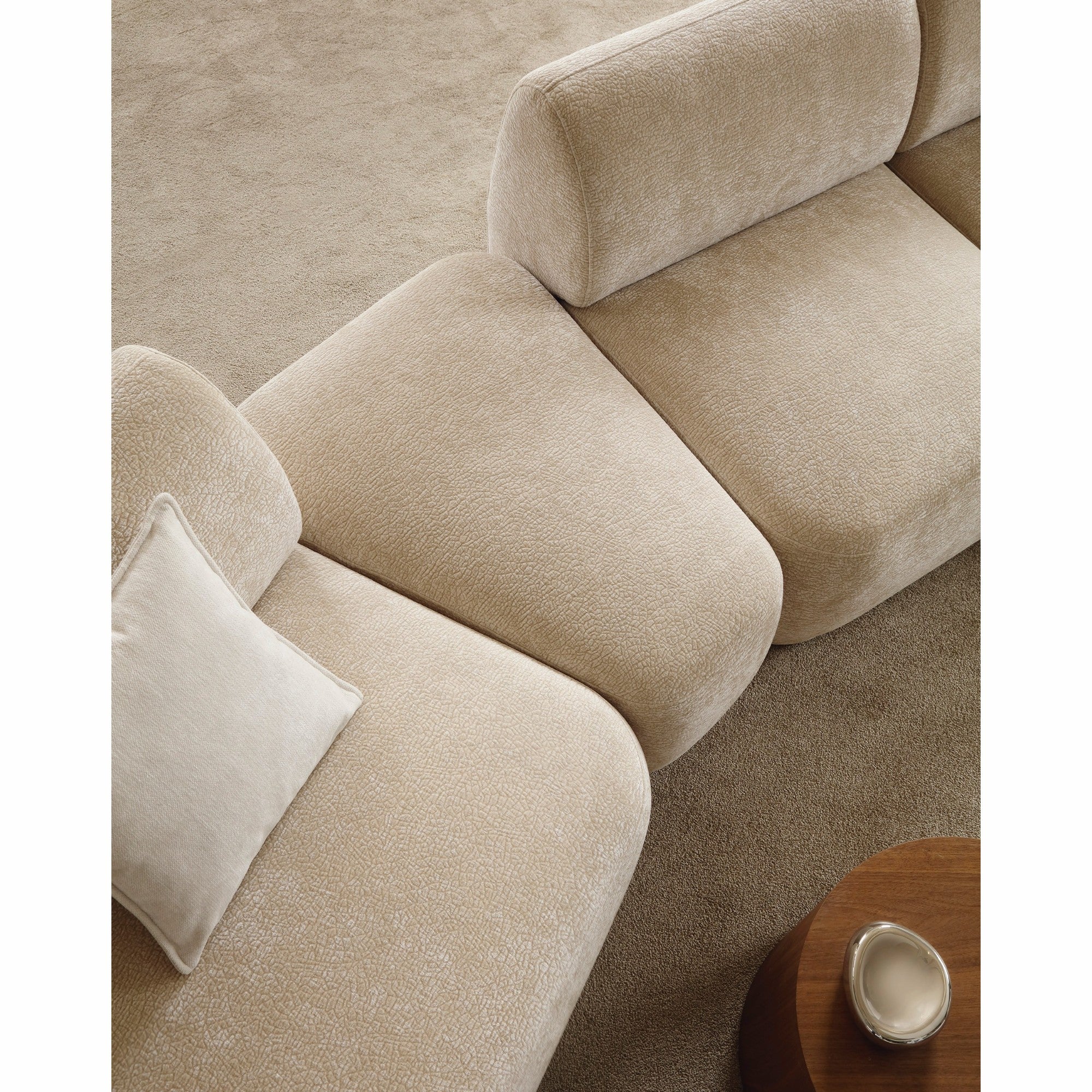 Modularna sedežna garnitura Nobo 357x147 cm, material: možnost izbire