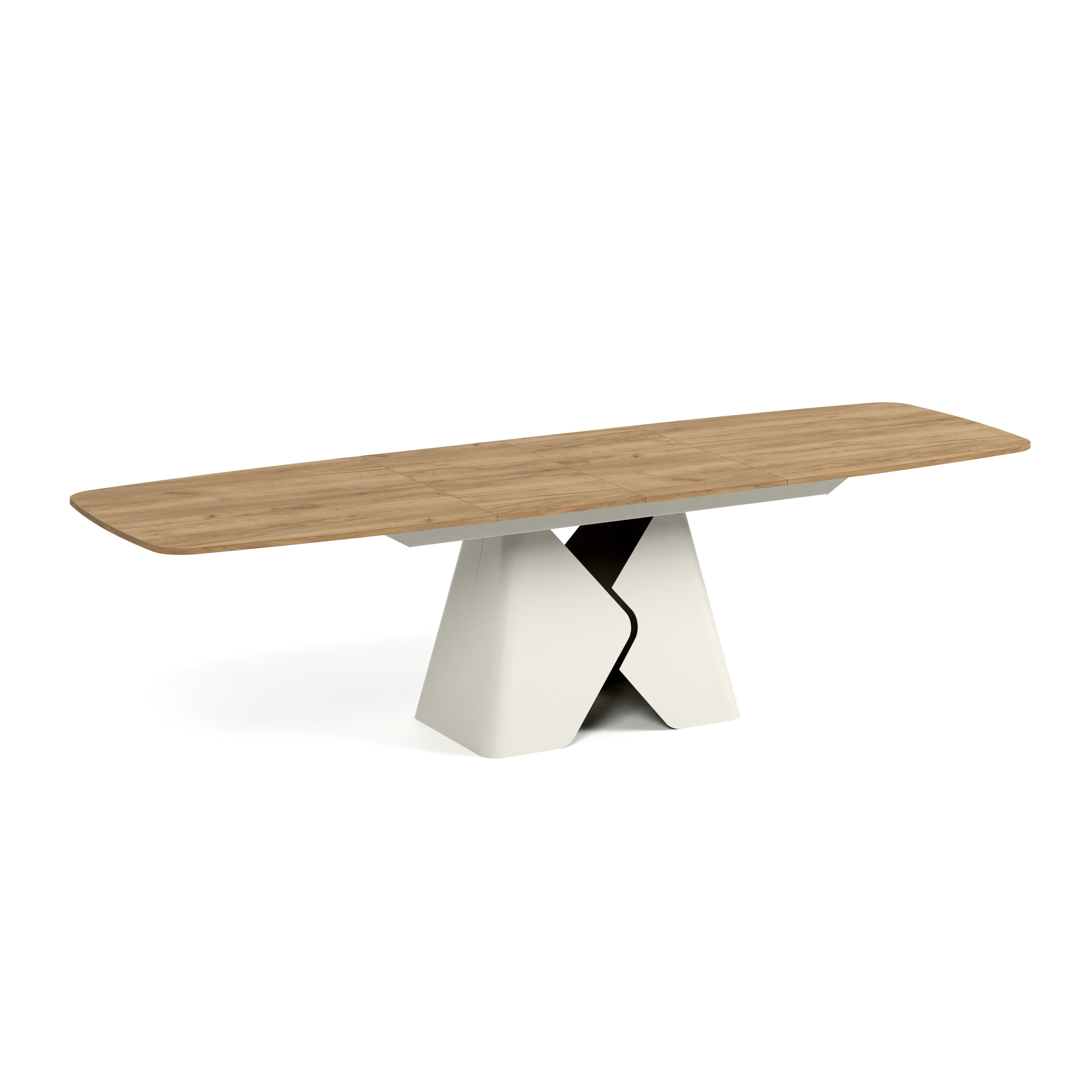 Produljivi stol Prisma, Materijal: Laminirana ploča