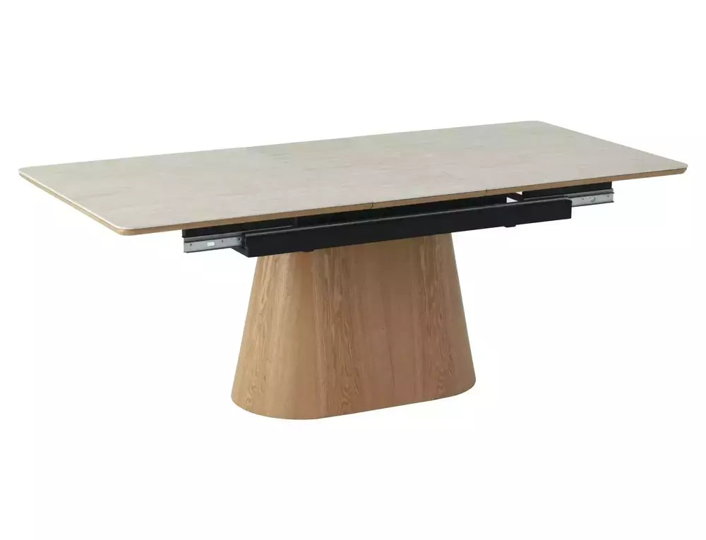 Raztegljiva jedilna miza Monaco 160/200x90 cm, material: MDF in keramika