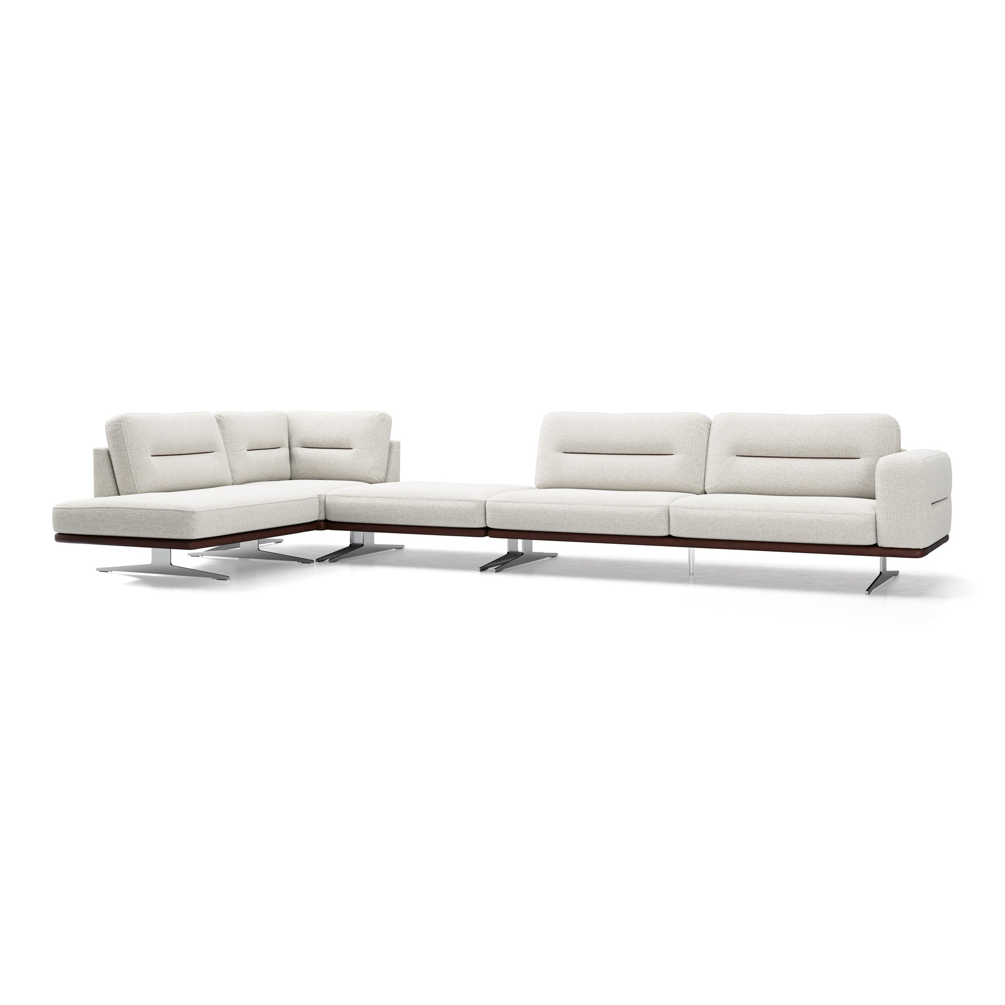 Kotna garnitura Bologna 415x207 cm, Material: Možnost izbire
