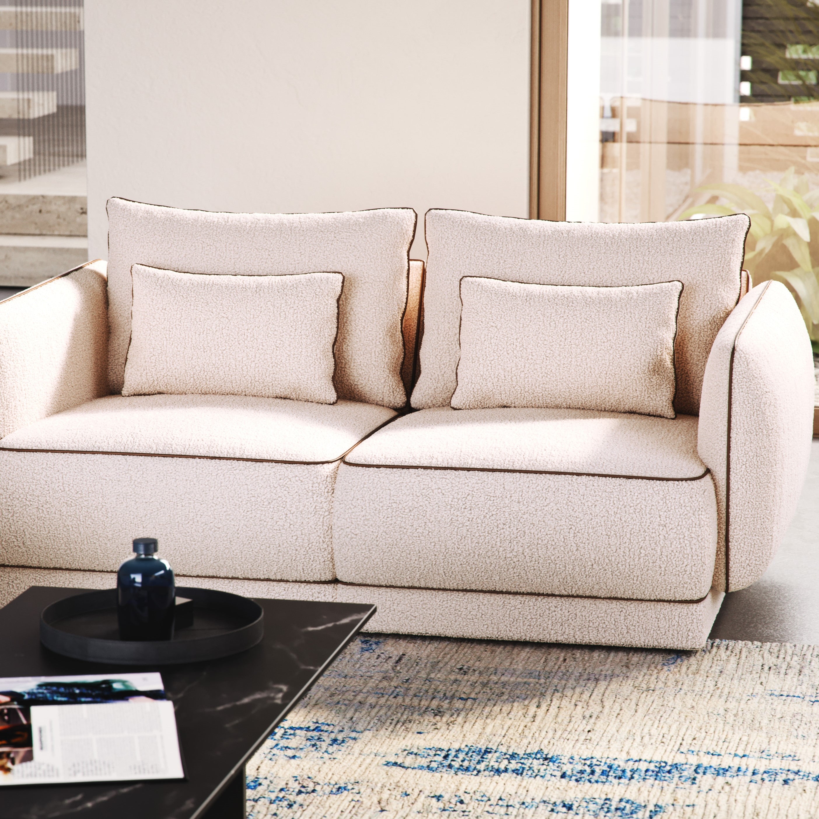 Sofa Yves 190x100 cm, Material: možnost izbire
