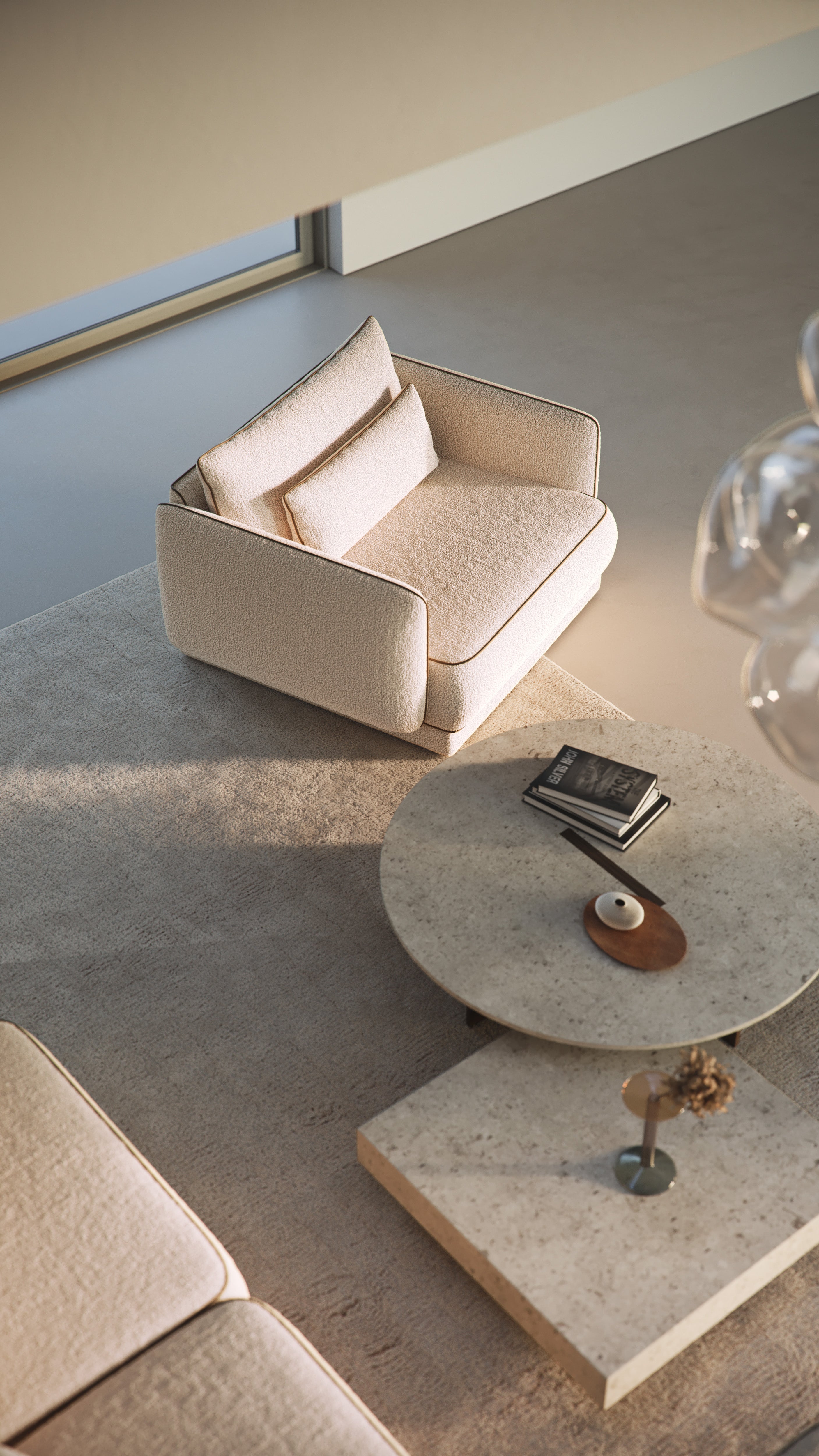 Fotelja Yves 140x100 cm, Material: Možnost izbire
