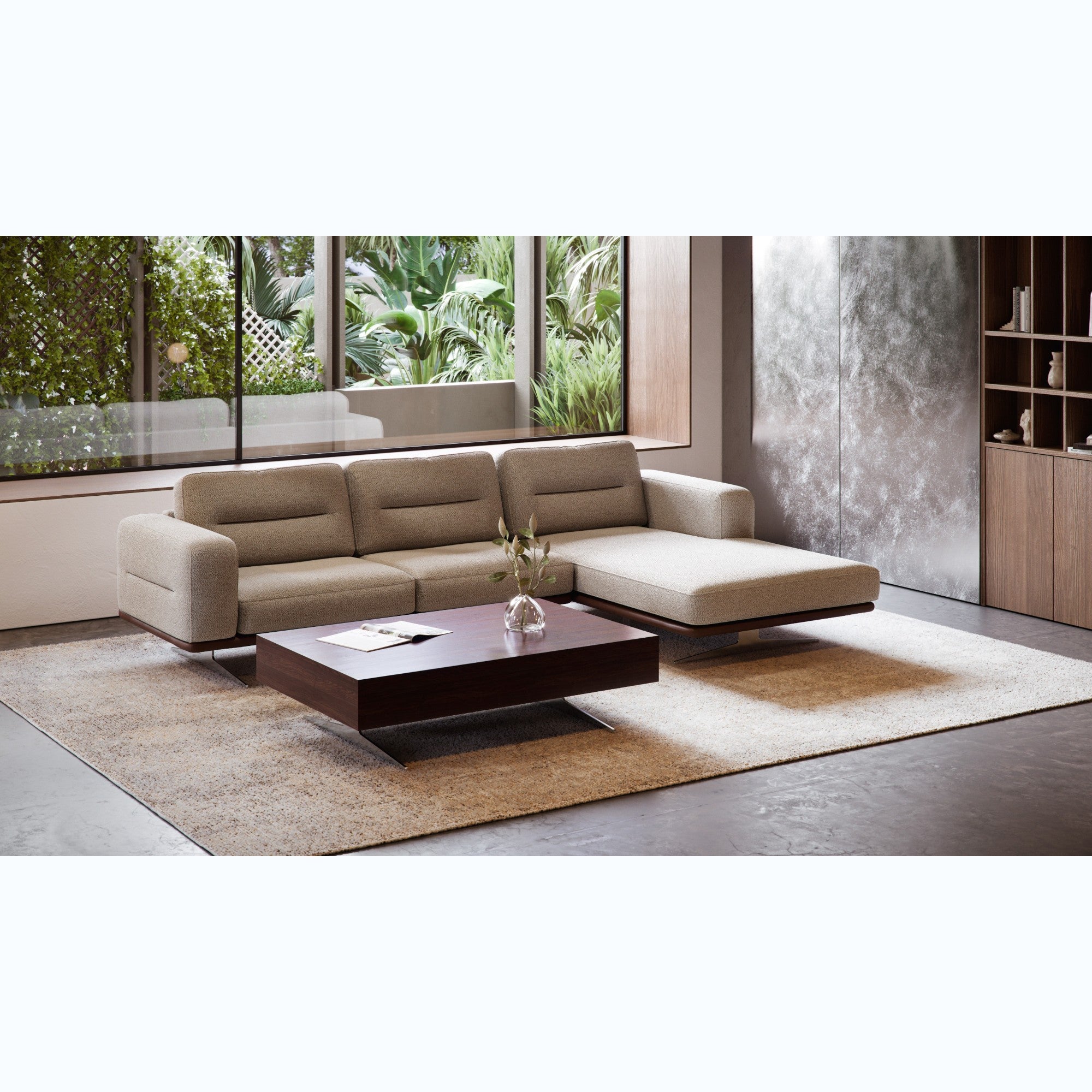 Kotna garnitura Bologna 305x180 cm, Material: Možnost izbire