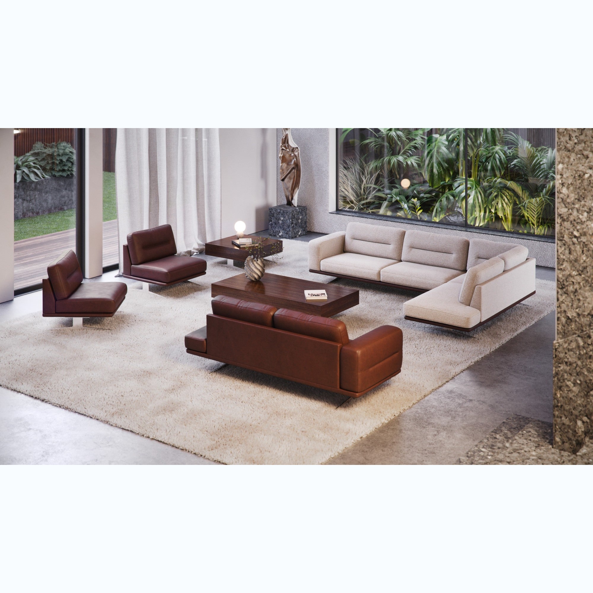Kotna garnitura Bologna 315x207 cm, Material: Možnost izbire