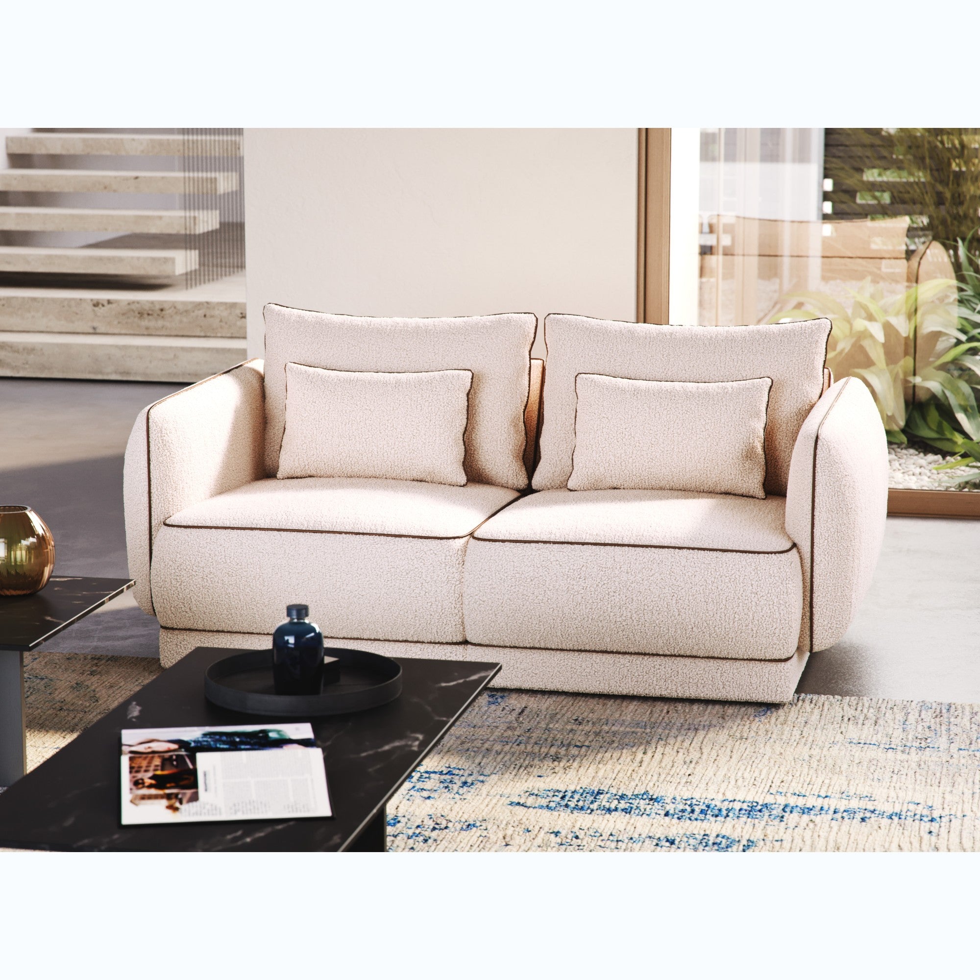 Sofa Yves 190x100 cm, Material: možnost izbire