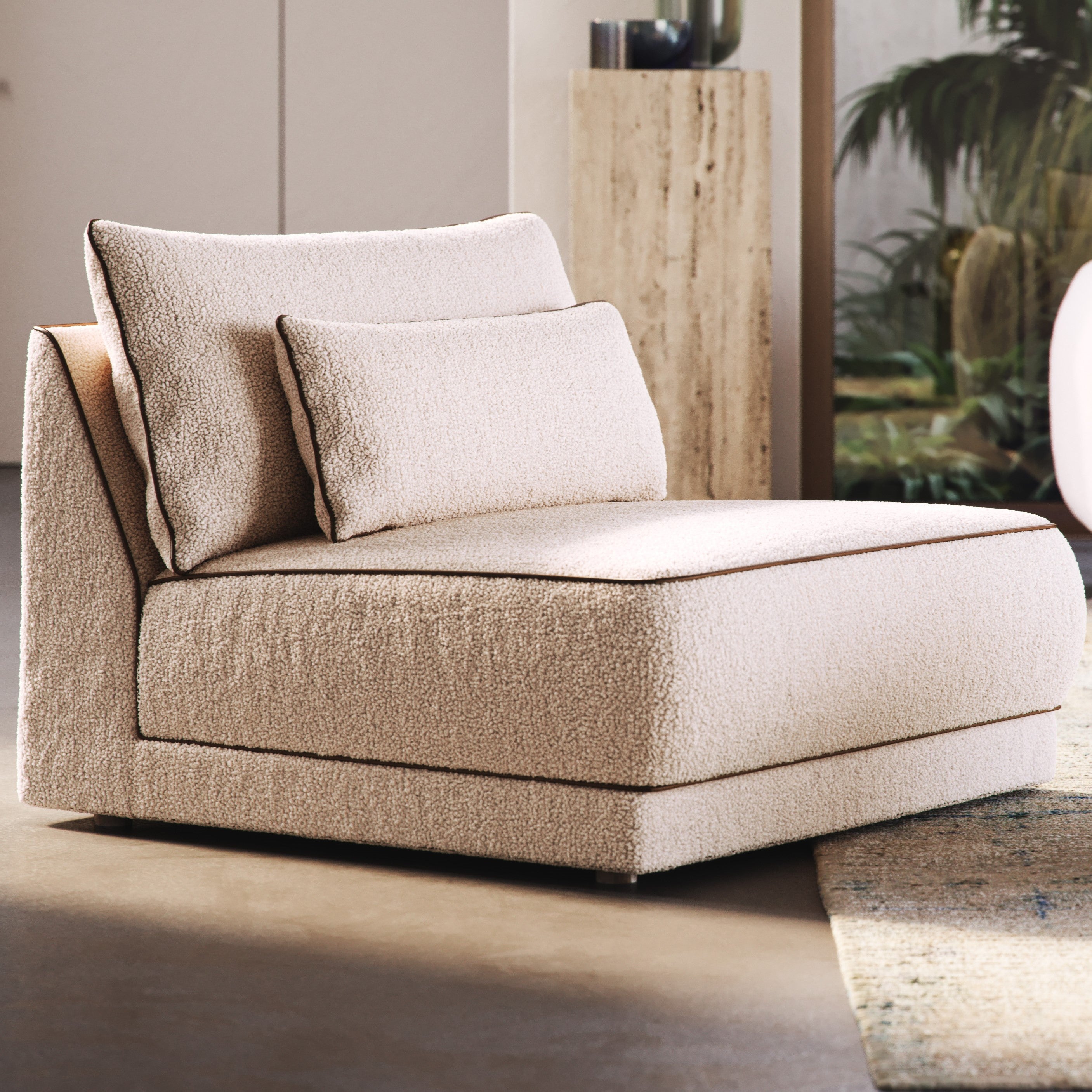 Fotelja Yves 100x100 cm, Material: Možnost izbire