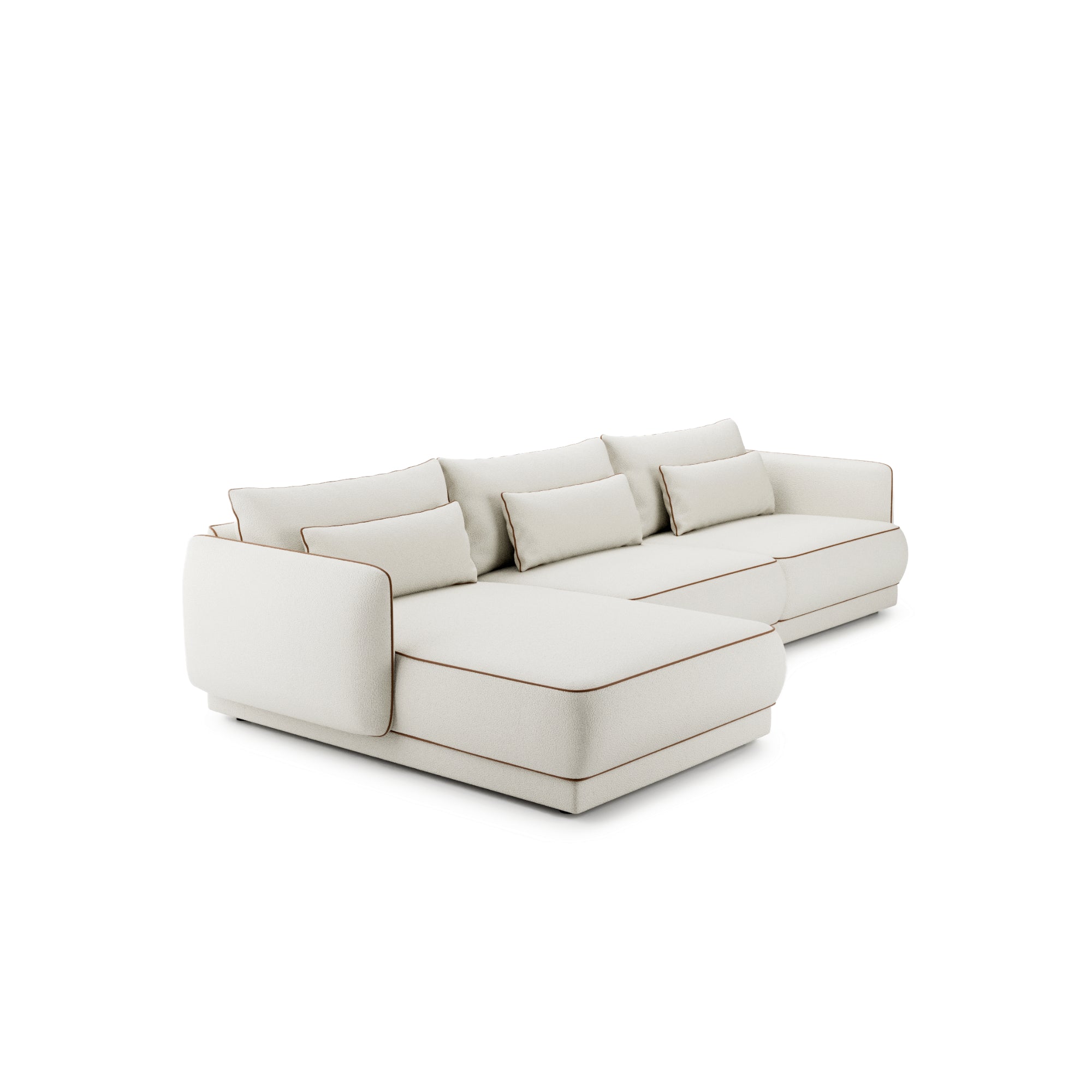 Kotna garnitura Yves 348x177 cm, Material: Možnost izbire