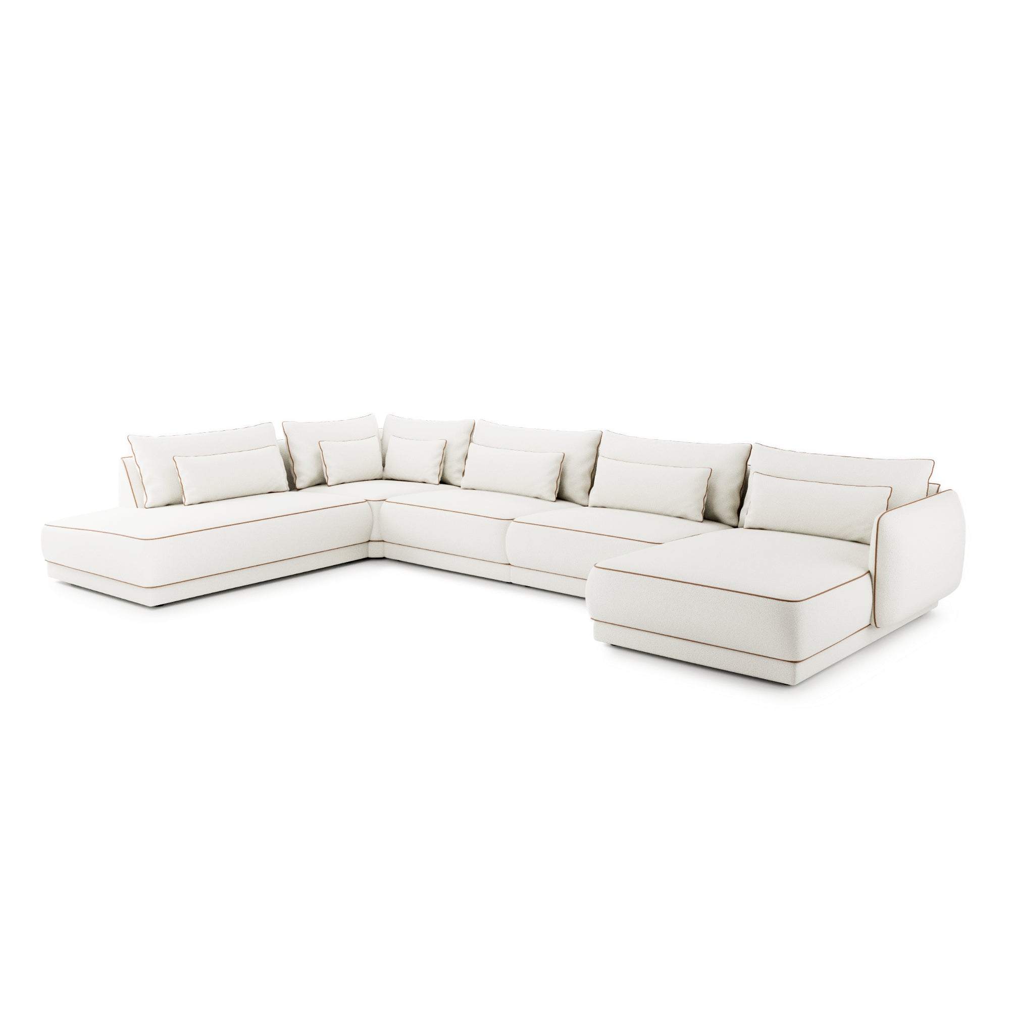 Kotna garnitura Yves 431x253 cm, Material: Možnost izbire