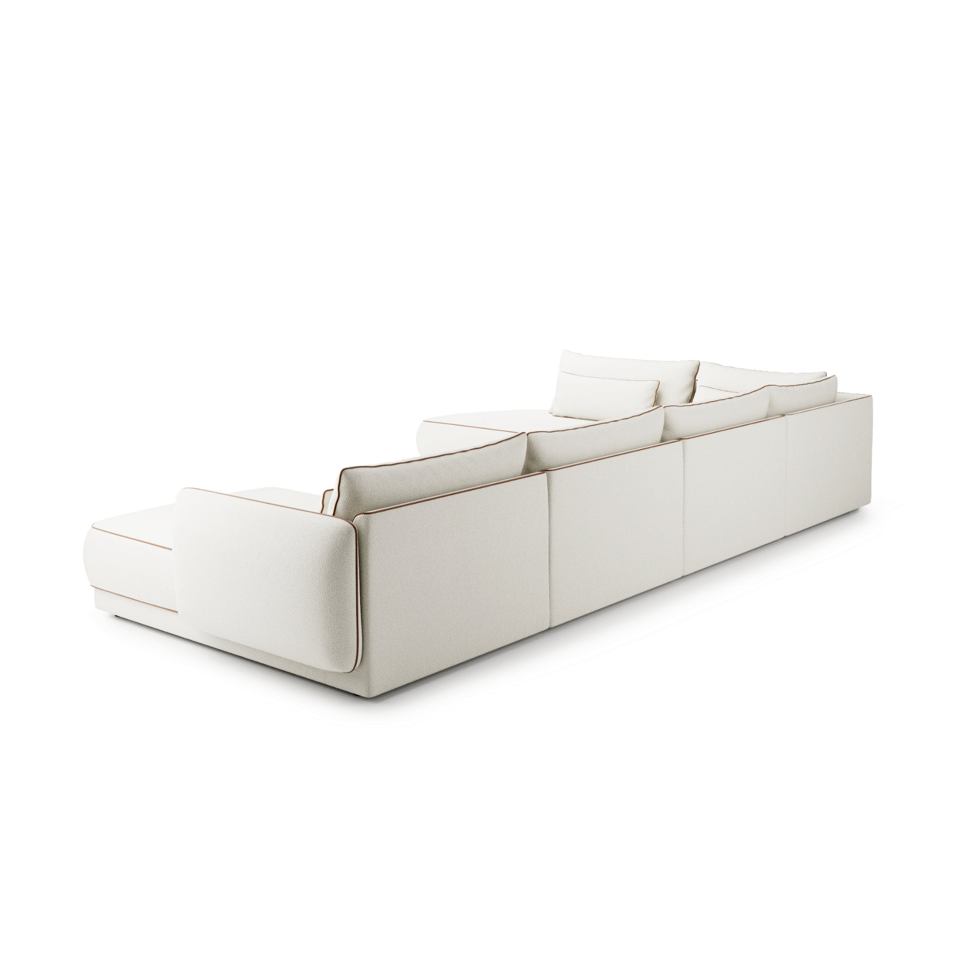 Kotna garnitura Yves 431x253 cm, Material: Možnost izbire