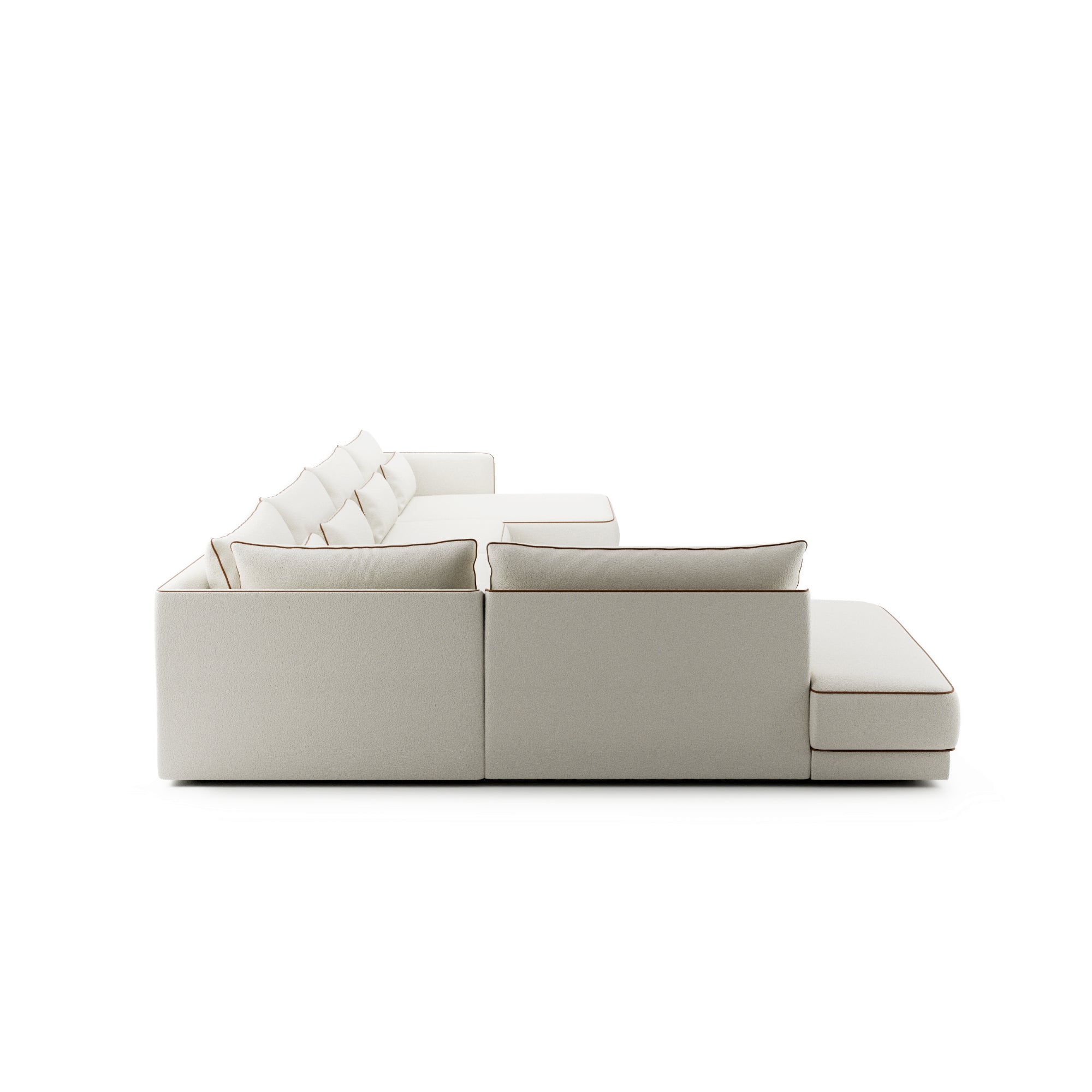 Kotna garnitura Yves 431x253 cm, Material: Možnost izbire