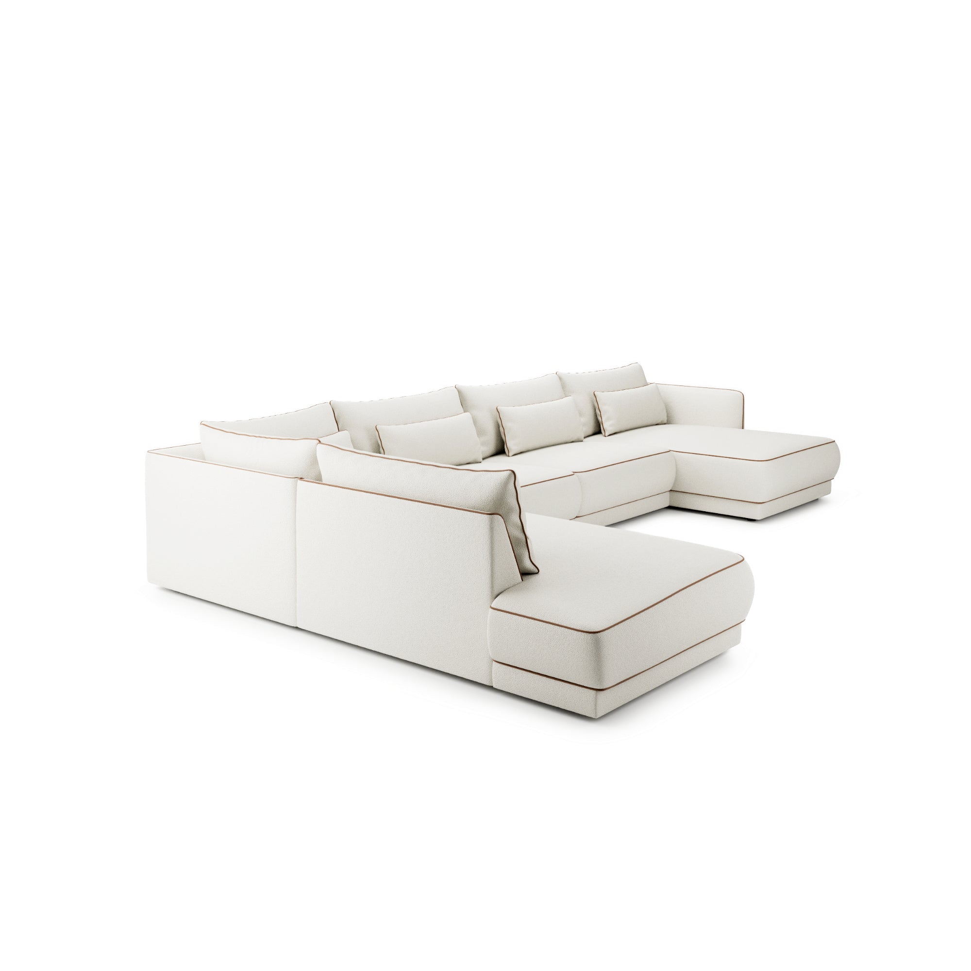 Kotna garnitura Yves 431x253 cm, Material: Možnost izbire
