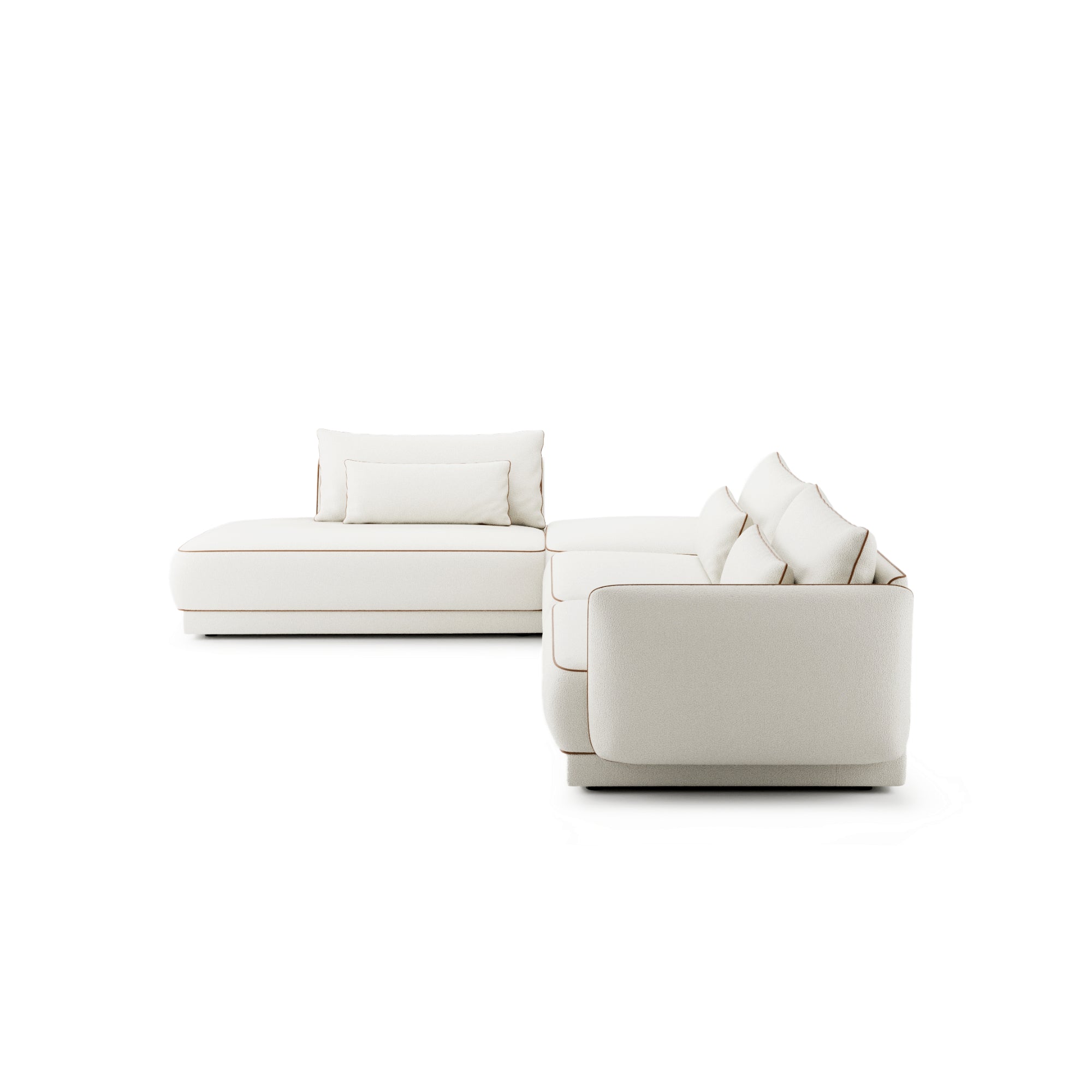 Modularna garnitura Yves 323x253 cm, Material: možnost izbire