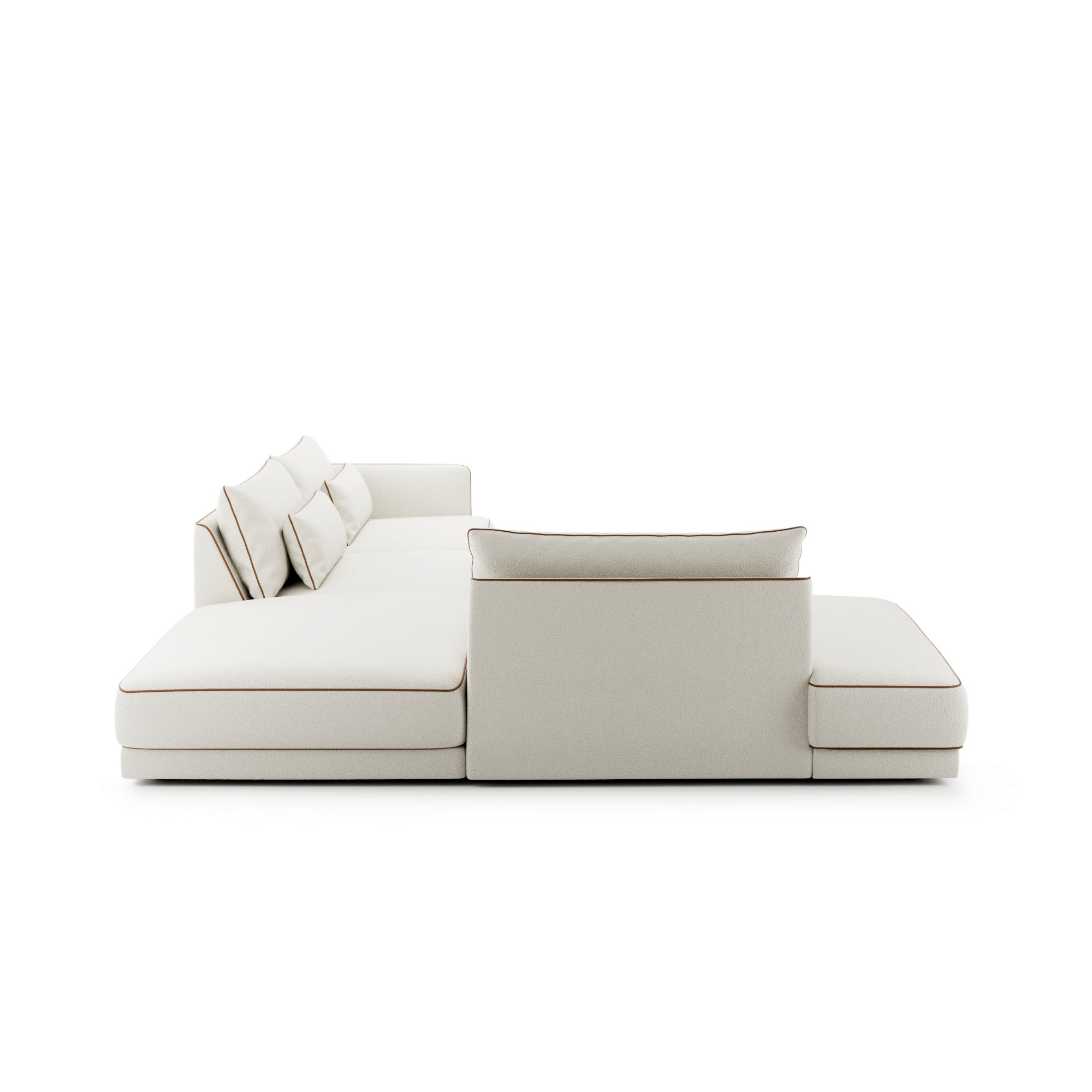 Modularna garnitura Yves 323x253 cm, Material: možnost izbire