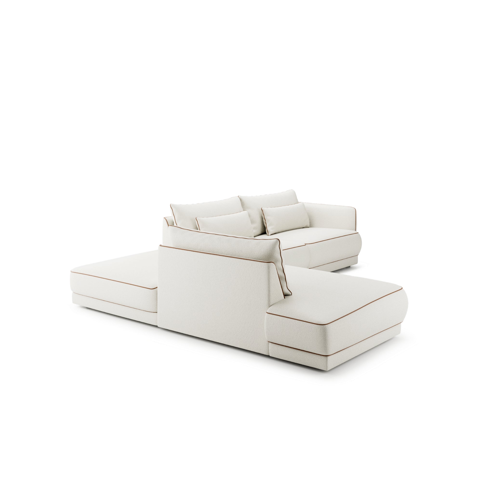 Modularna garnitura Yves 323x253 cm, Material: možnost izbire