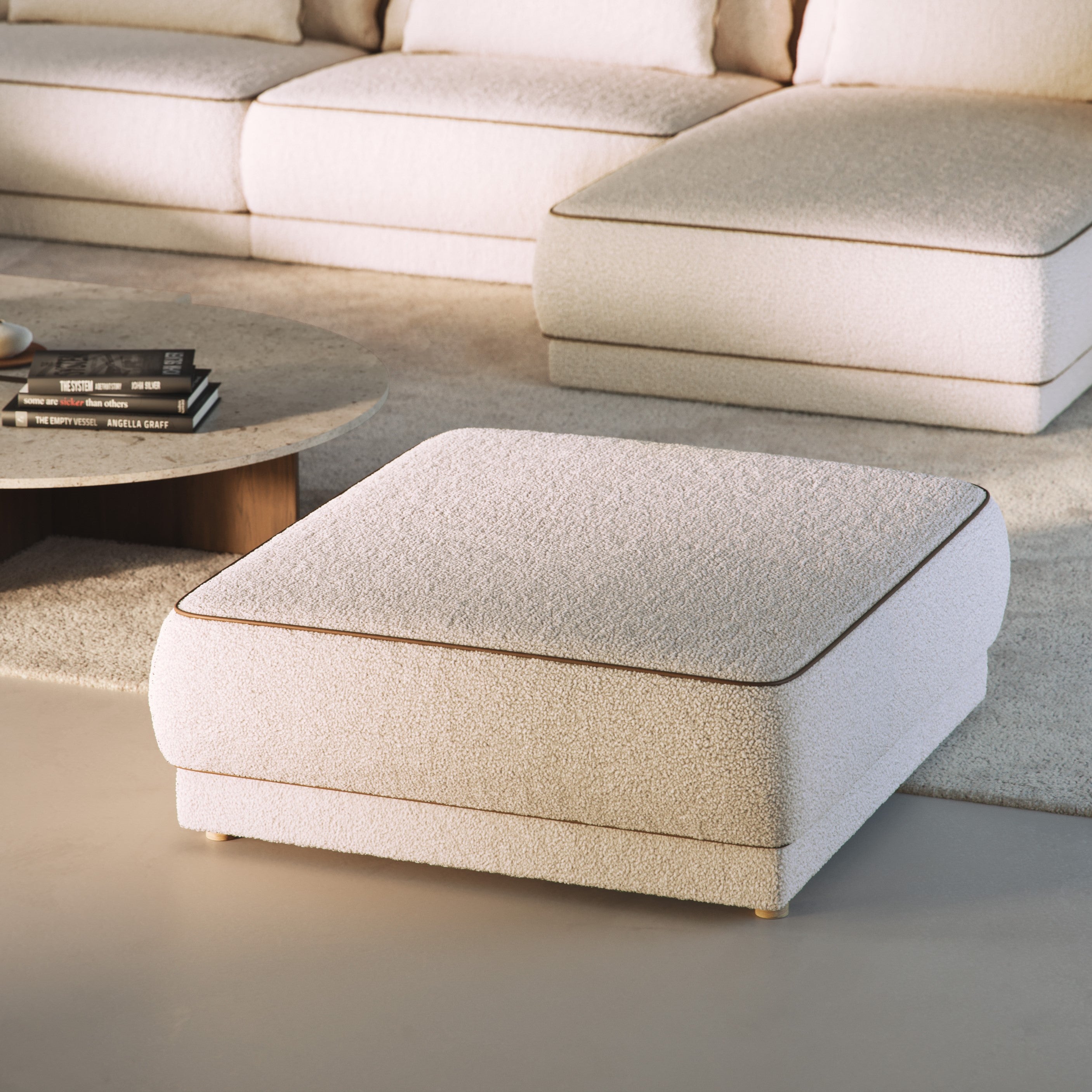 Tabure Yves 100x100 cm, Material: Možnost izbire