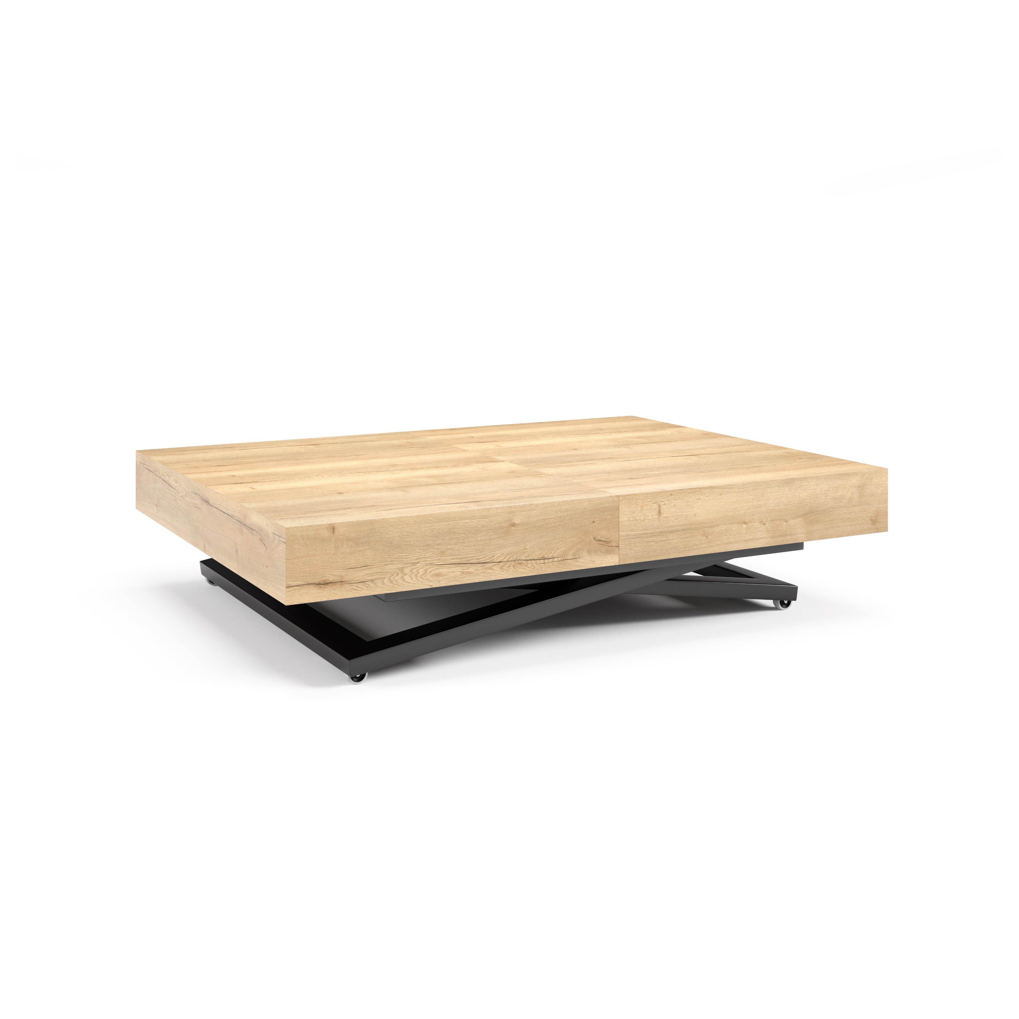 Klubska mizica Sanna U 120/200x90cm, Material: Izbira materiala