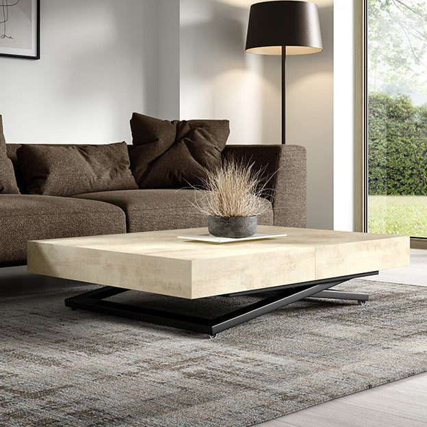 Klubska mizica Sanna U 120/200x90cm, Material: Izbira materiala