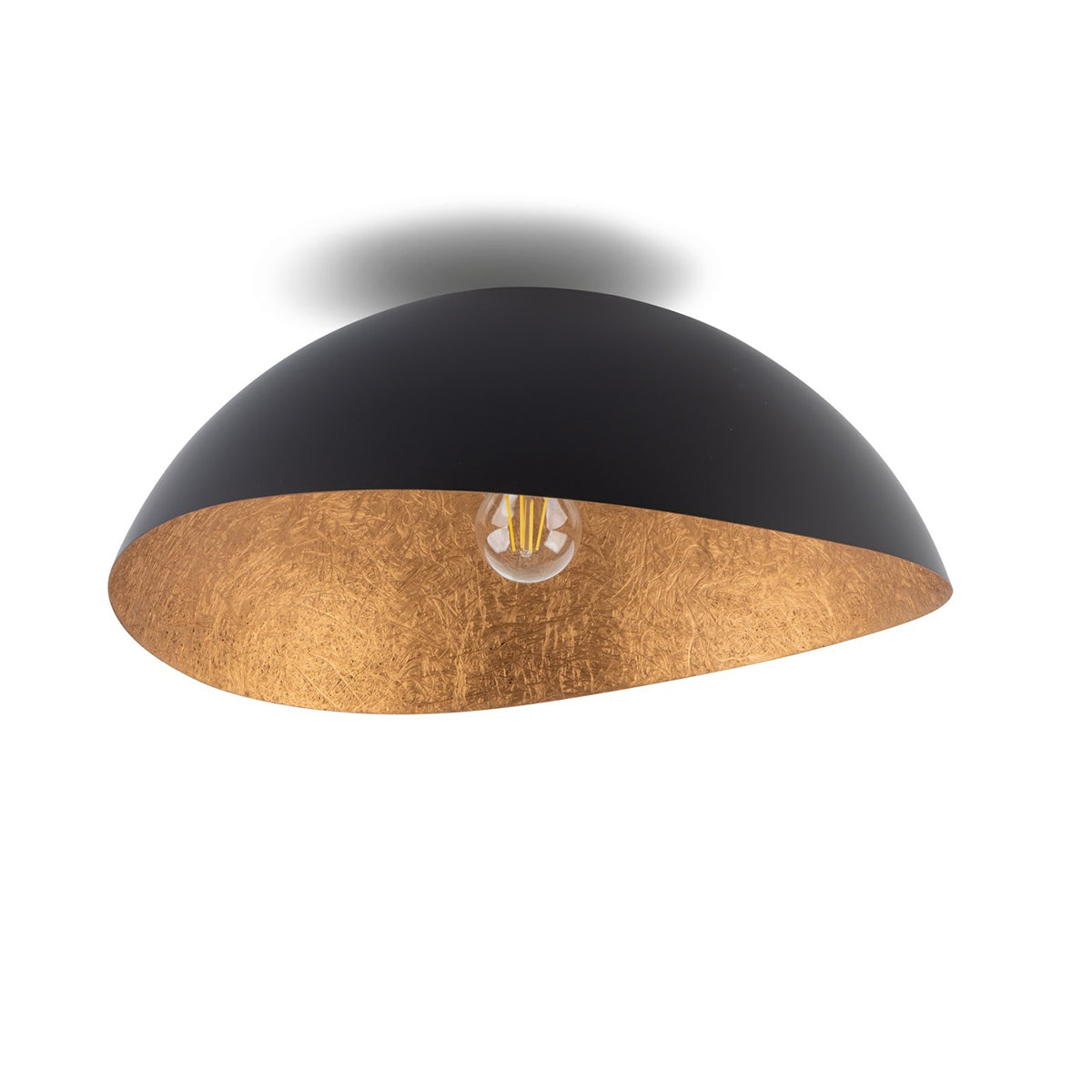 Stropna svetilka Solaris črna