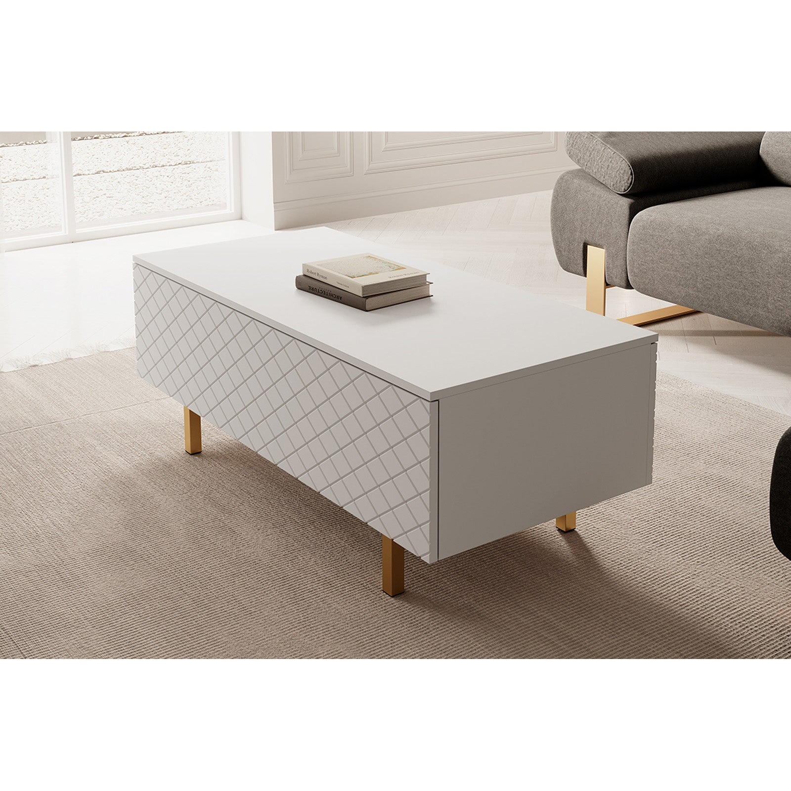 Klubska mizica Scalia 120 cm, Material: MDF