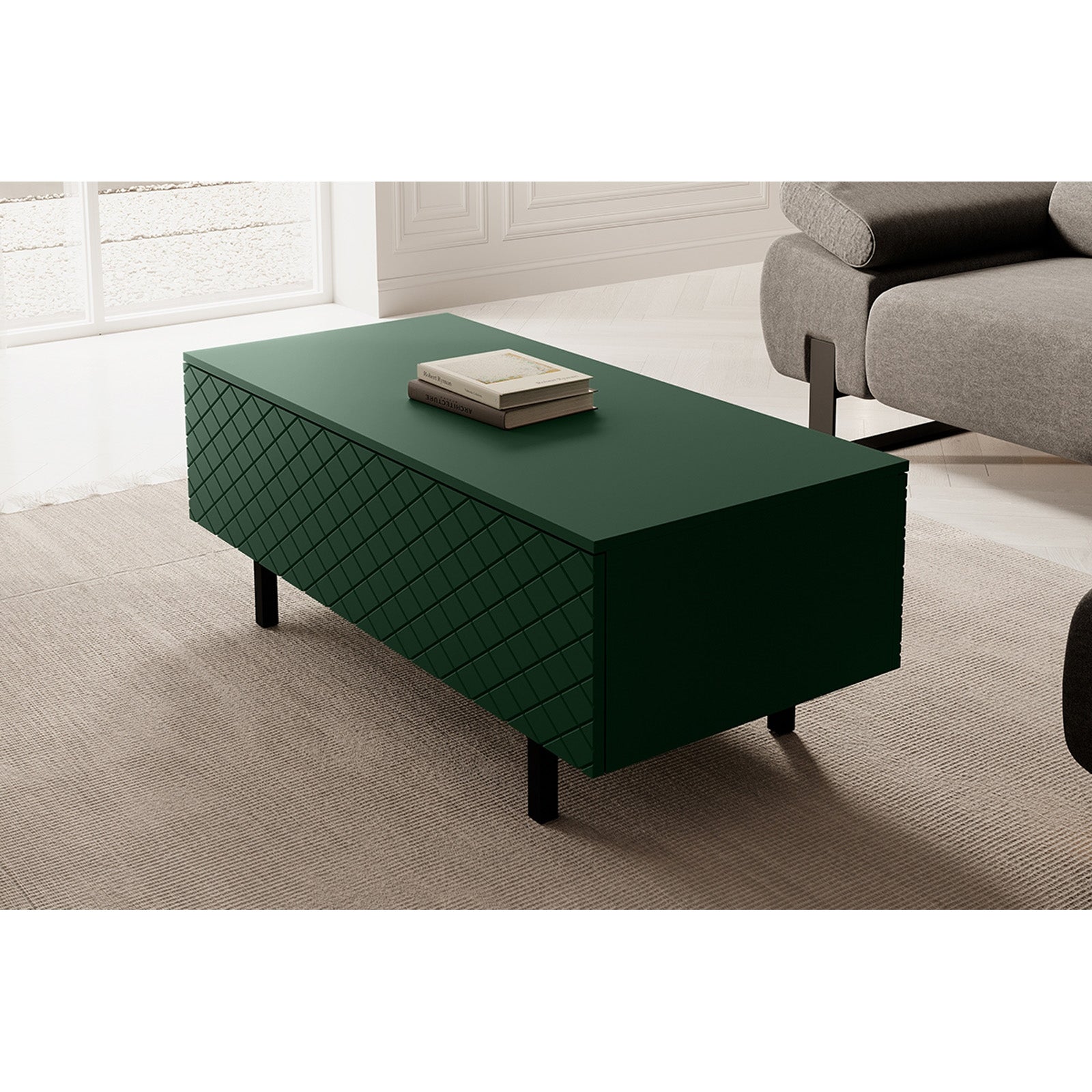 Klubska mizica Scalia 120 cm, Material: MDF