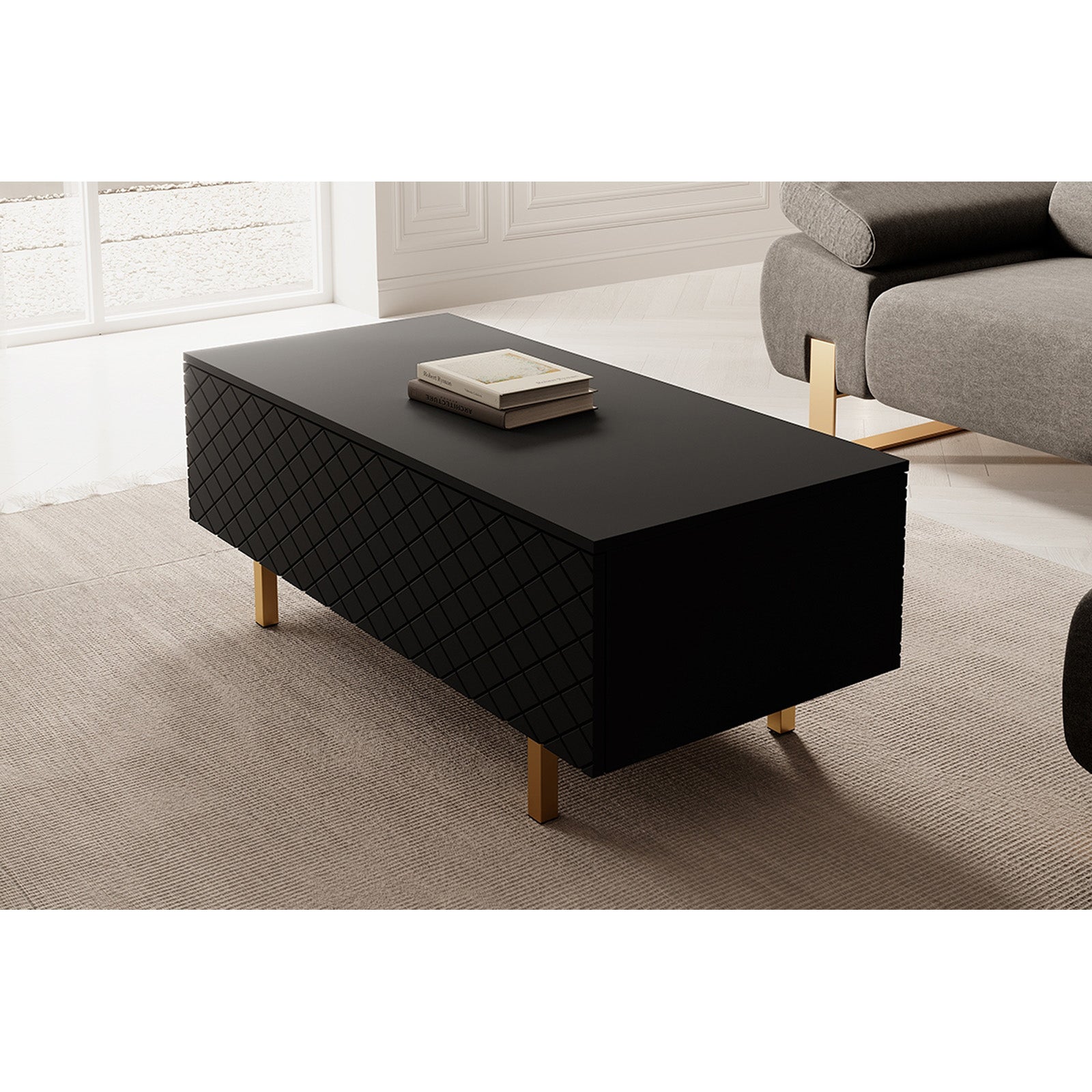 Klubska mizica Scalia 120 cm, Material: MDF